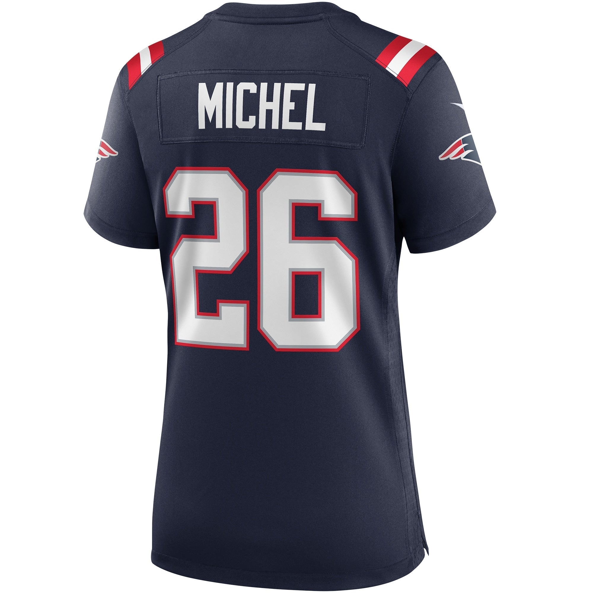 Women's Nike Sony Michel Navy New England Patriots Game Jersey