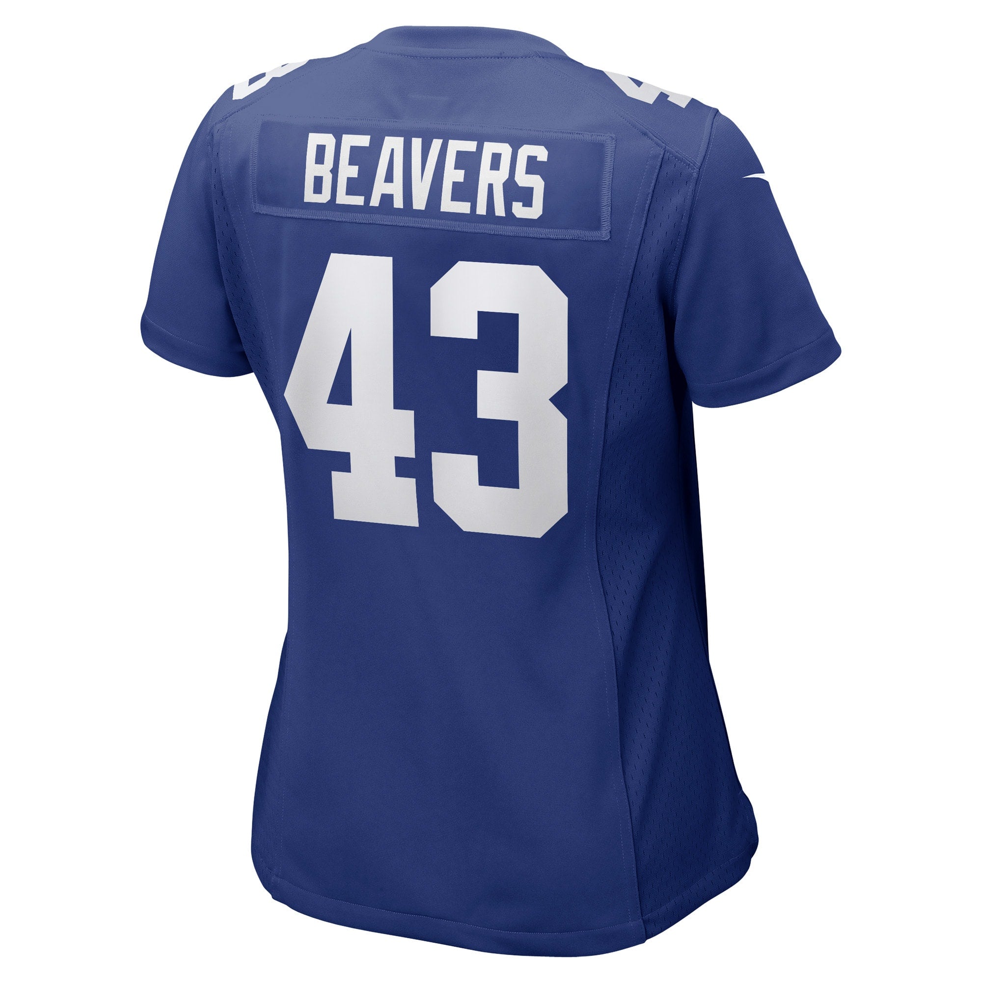 Women's Nike Darrian Beavers Royal New York Giants Game Player Jersey