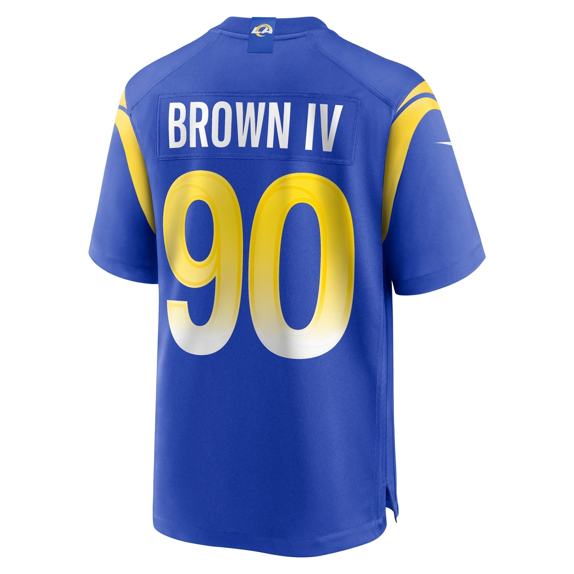 Men's Nike Earnest Brown IV Royal Los Angeles Rams Game Player Jersey