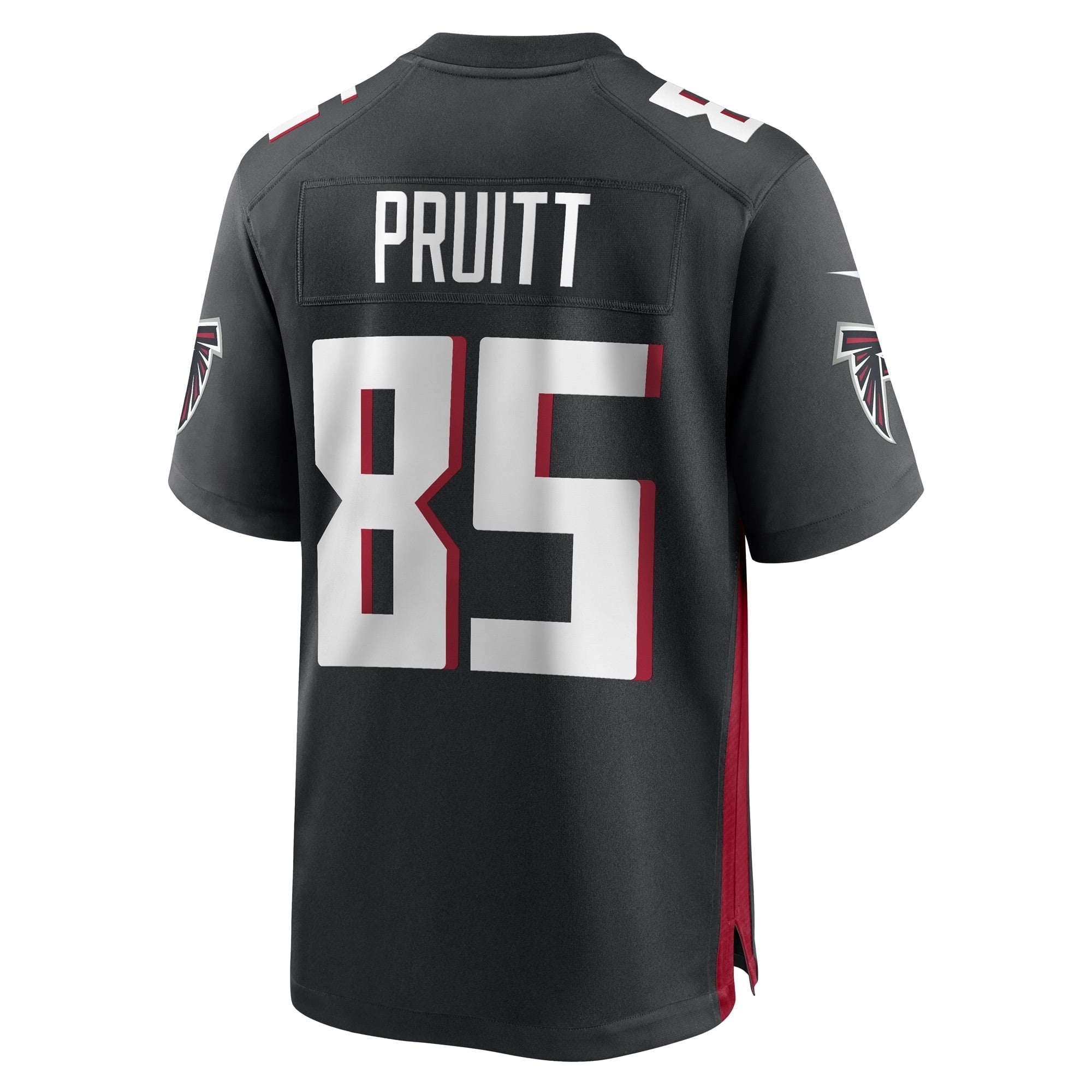 Men's Nike MyCole Pruitt Black Atlanta Falcons Game Player Jersey