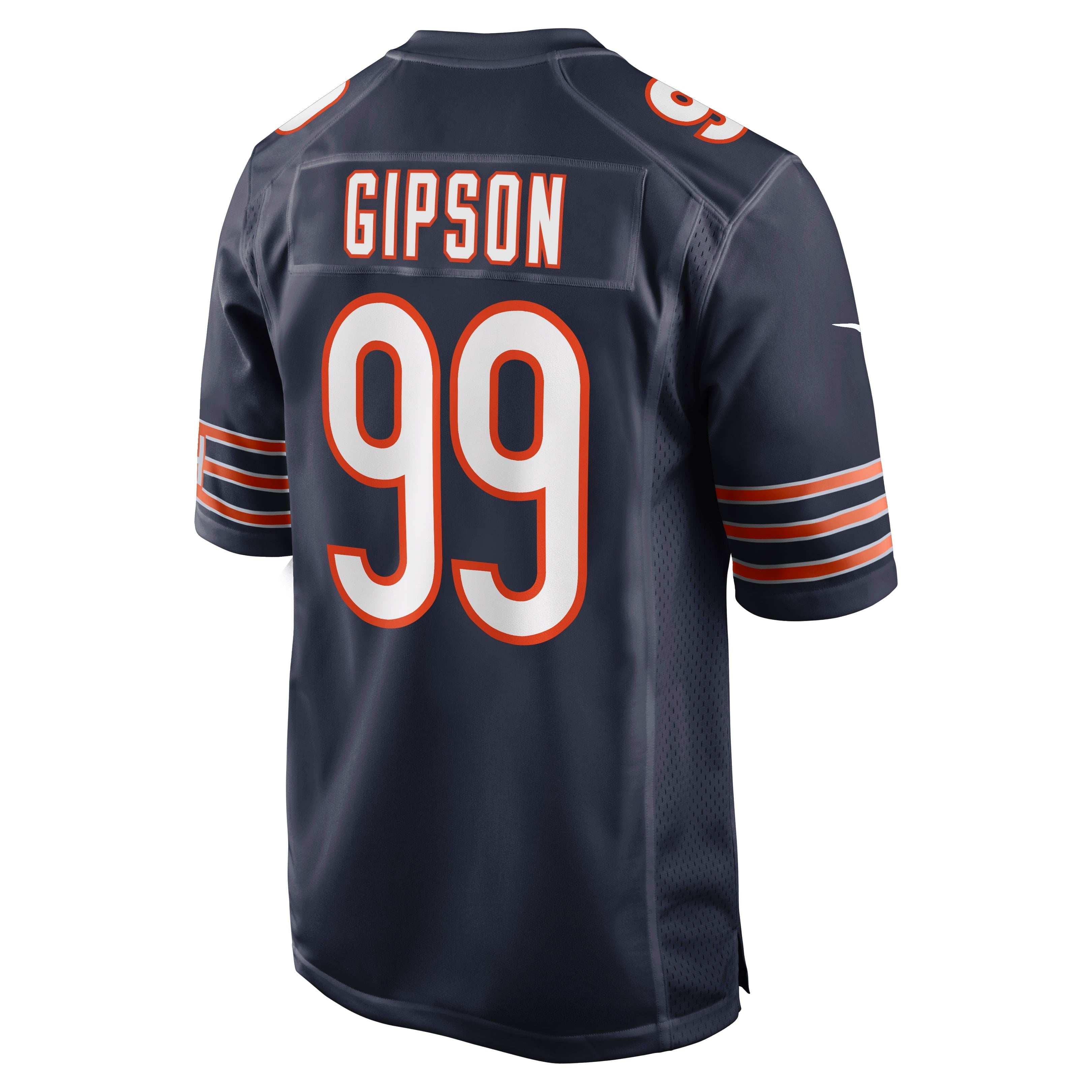 Men's Nike Trevis Gipson Navy Chicago Bears Game Jersey