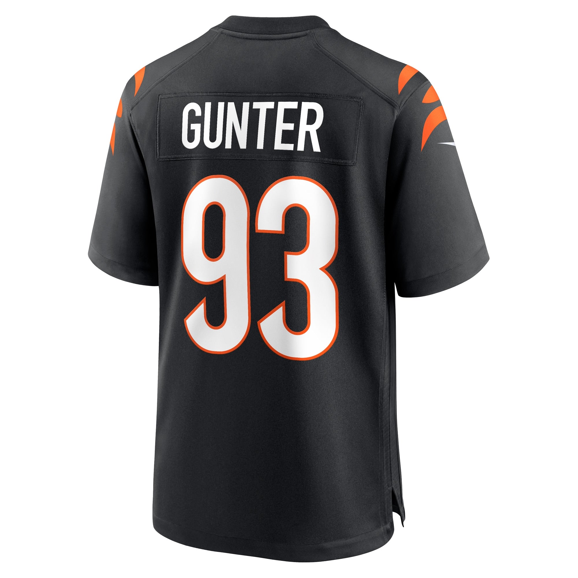 Men's Nike Jeffrey Gunter Black Cincinnati Bengals Game Player Jersey