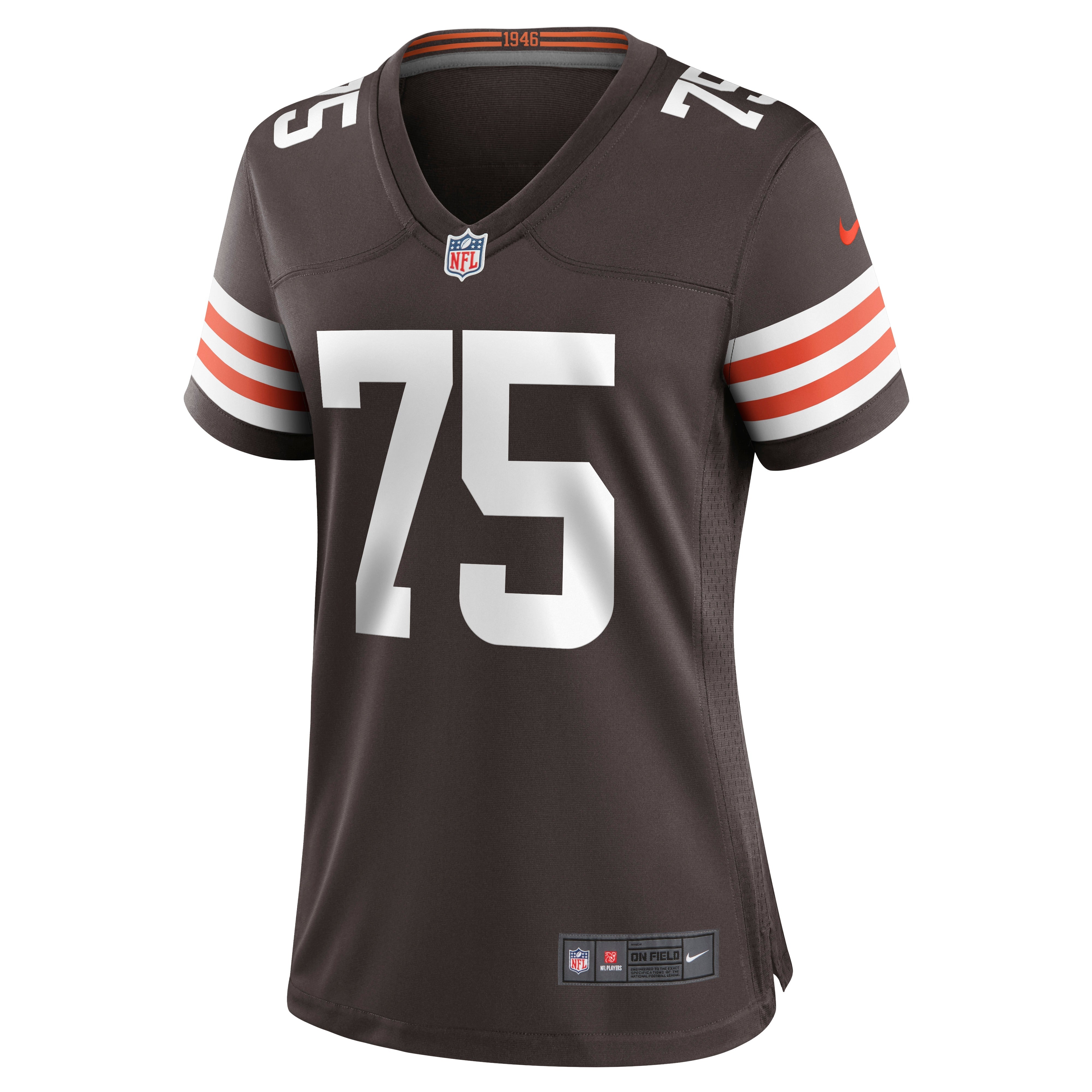Women's Nike Joel Bitonio Brown Cleveland Browns Game Jersey
