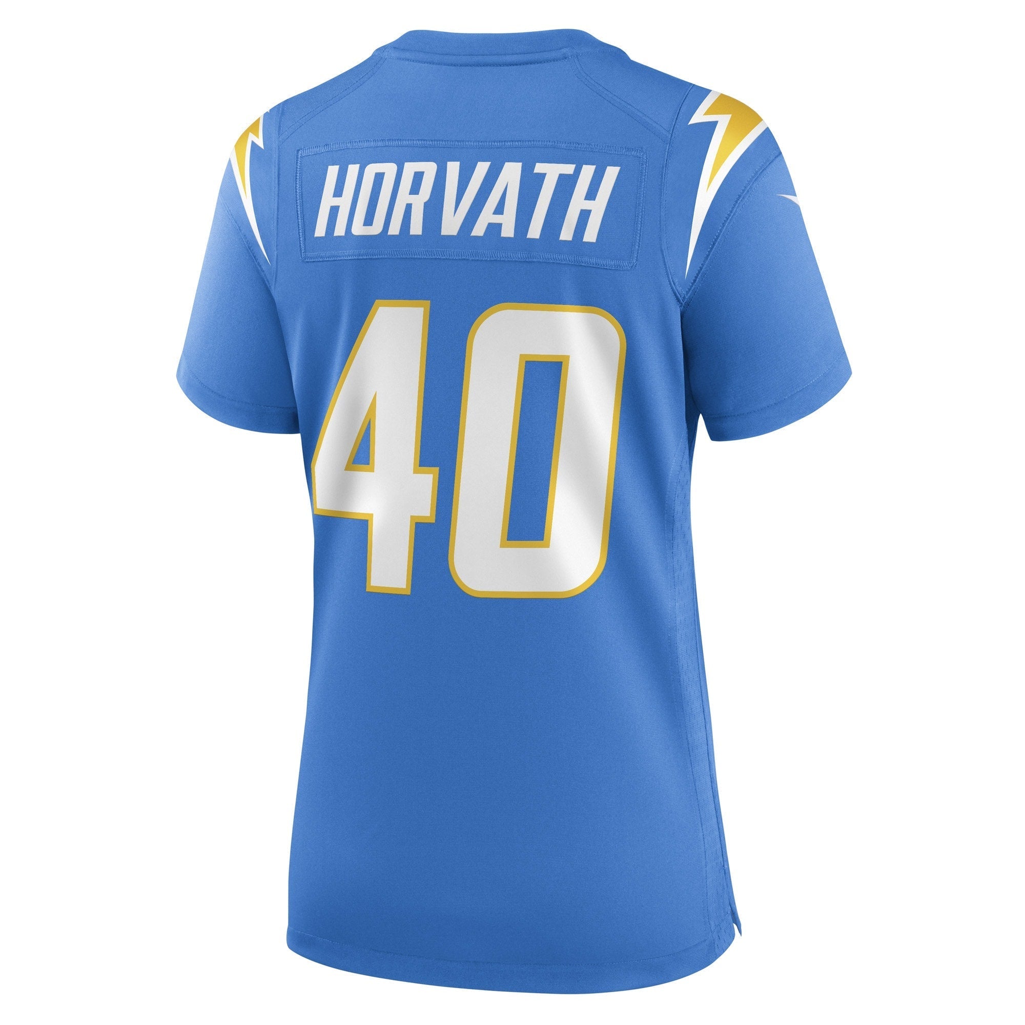 Women's Nike Zander Horvath Powder Blue Los Angeles Chargers Game Player Jersey