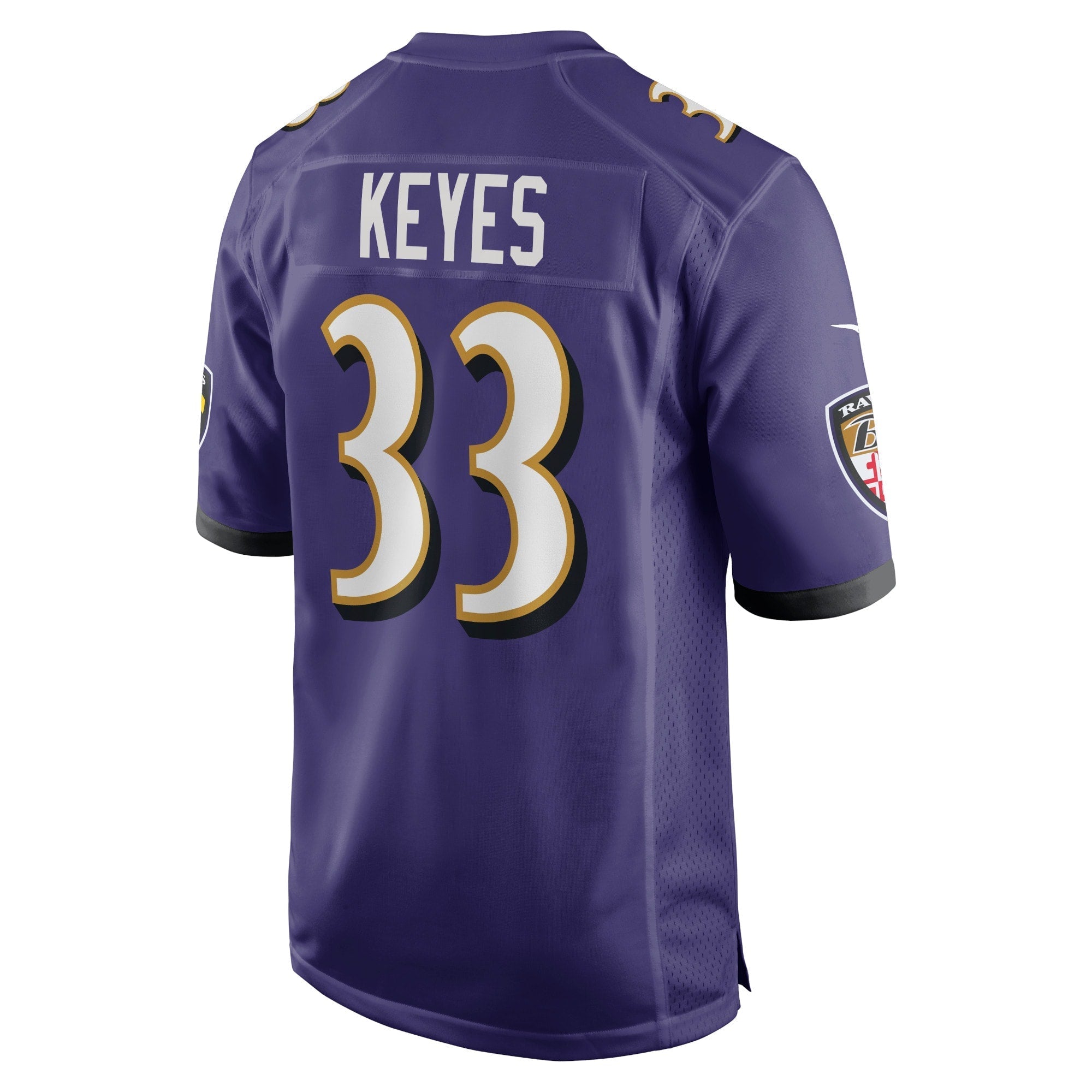 Men's Nike BoPete Keyes Purple Baltimore Ravens Home Game Player Jersey