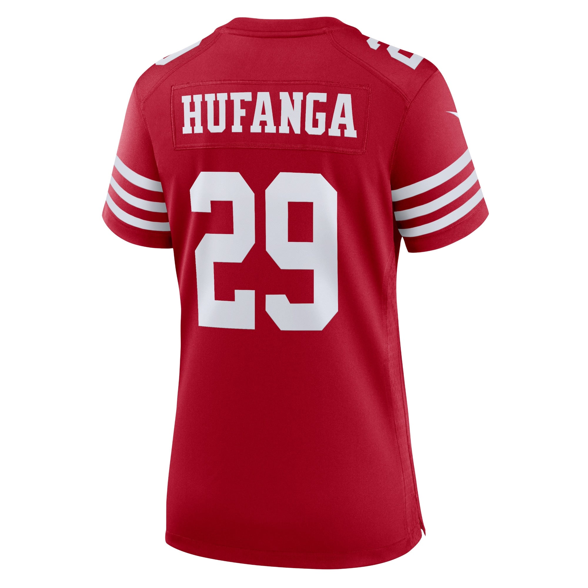 Women's Nike Talanoa Hufanga Scarlet San Francisco 49ers Game Player Jersey