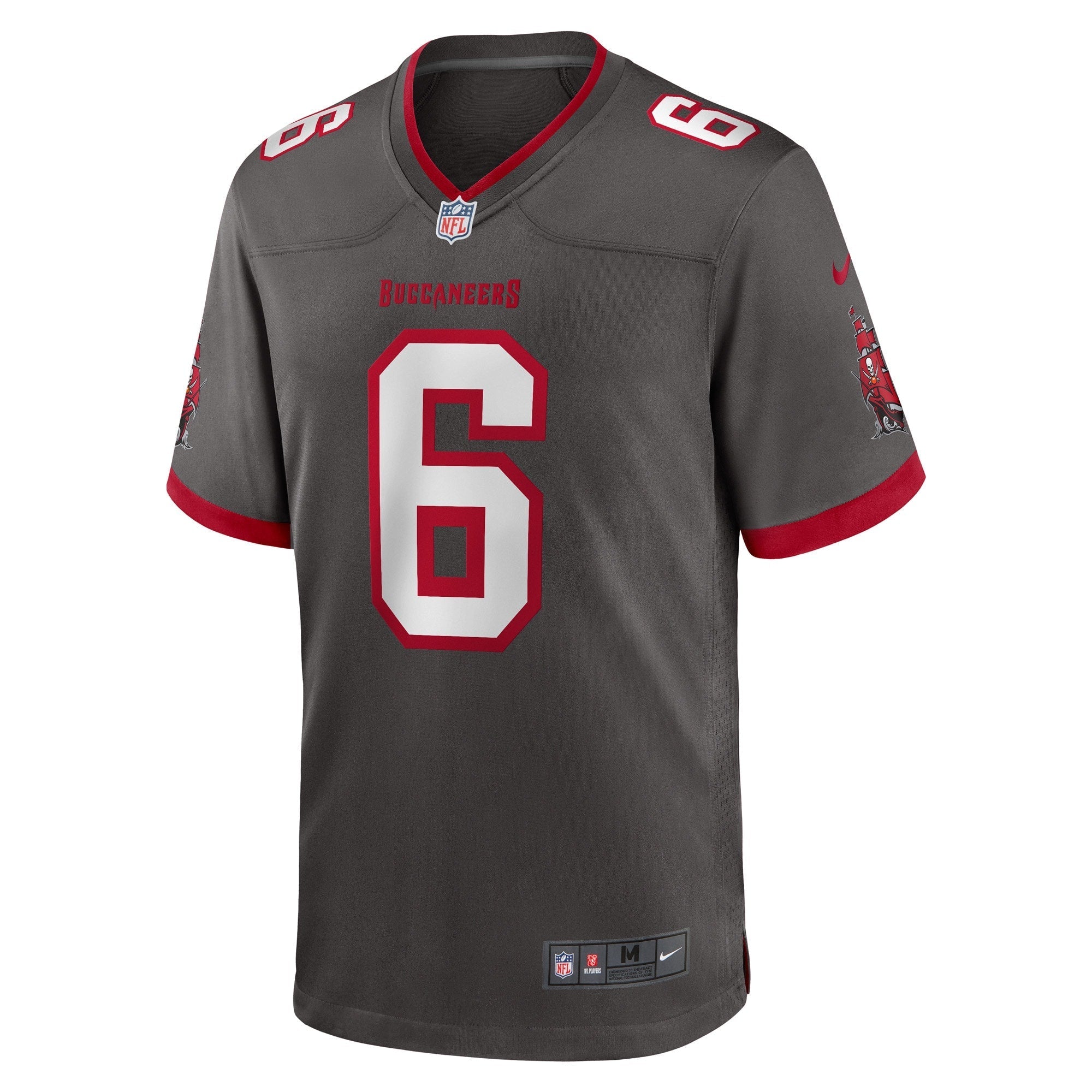 Men's Nike Julio Jones Pewter Tampa Bay Buccaneers Player Game Jersey