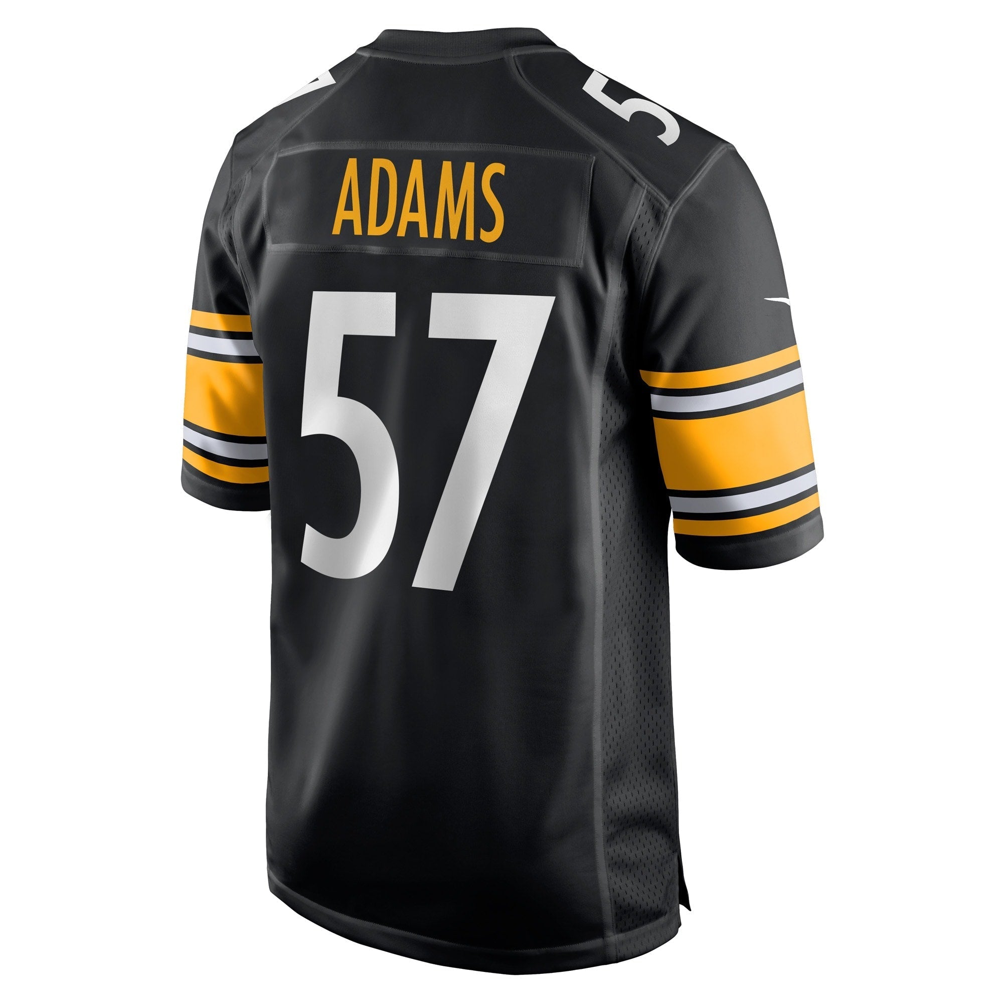 Men's Nike Montravius Adams Black Pittsburgh Steelers Game Player Jersey