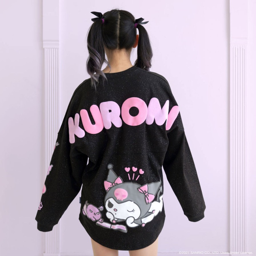 Discount Kuromi JapanLA Spirit Jersey Characters Black Sparkle