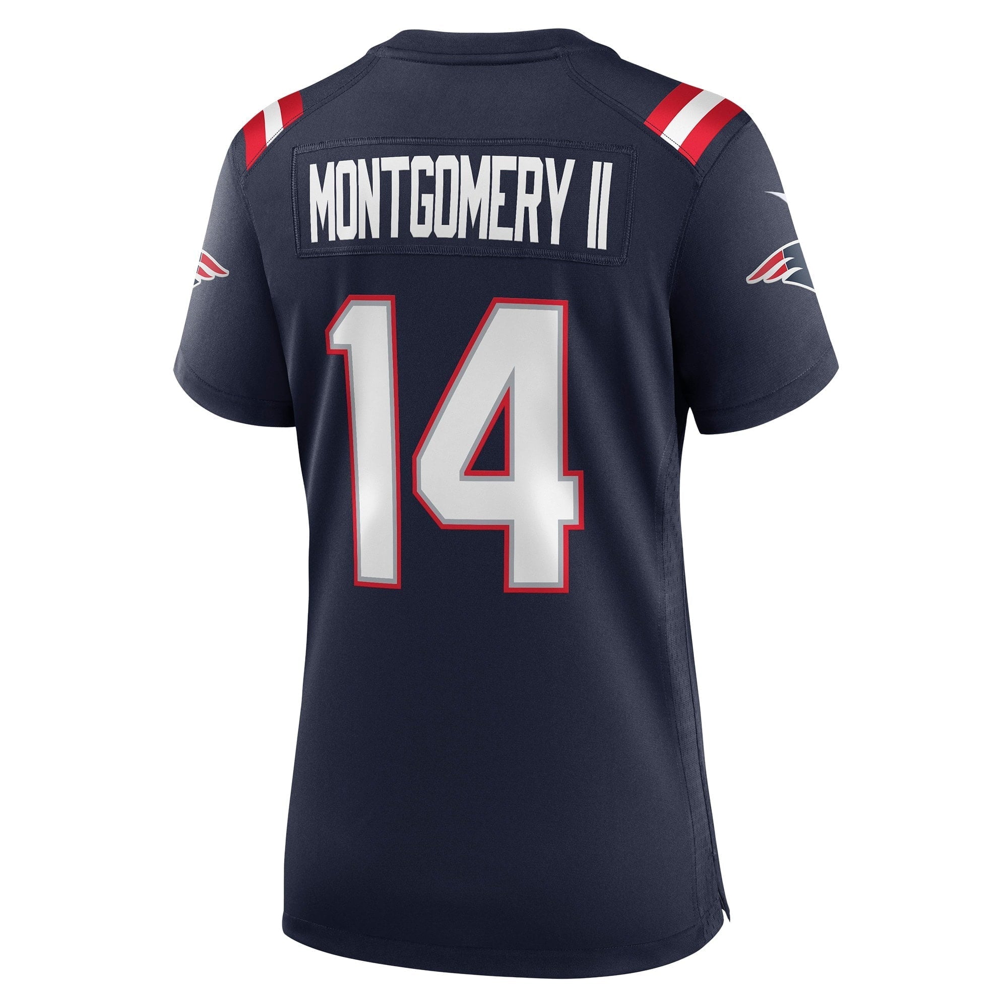 Women's Nike Ty Montgomery Navy New England Patriots Game Jersey