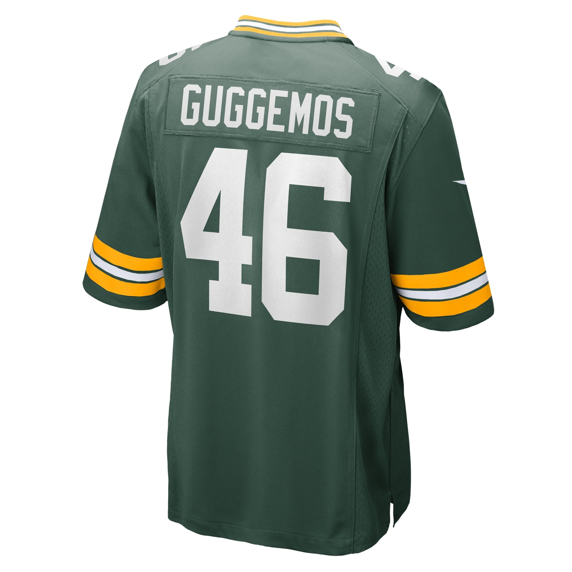 Men's Nike Nick Guggemos Green Green Bay Packers Home Game Player Jersey