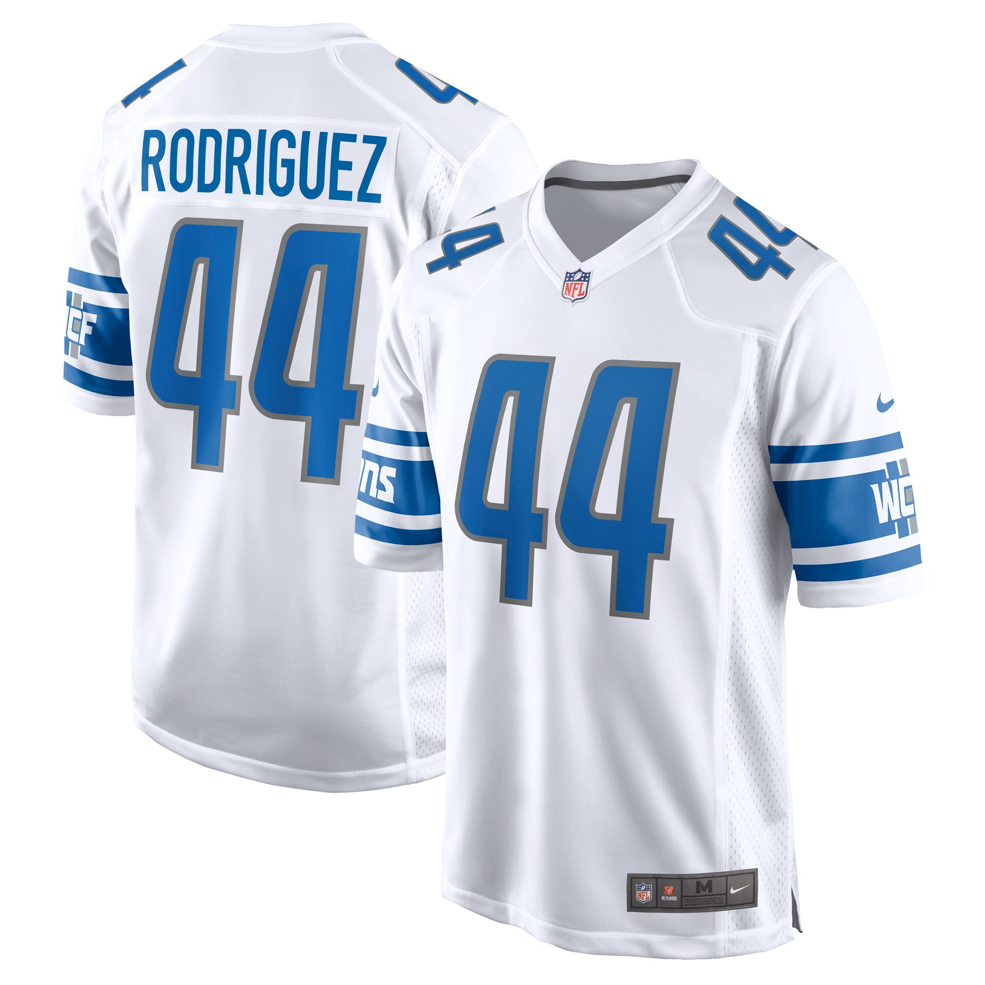Malcolm Rodriguez Detroit Lions Nike Game Player Jersey - White