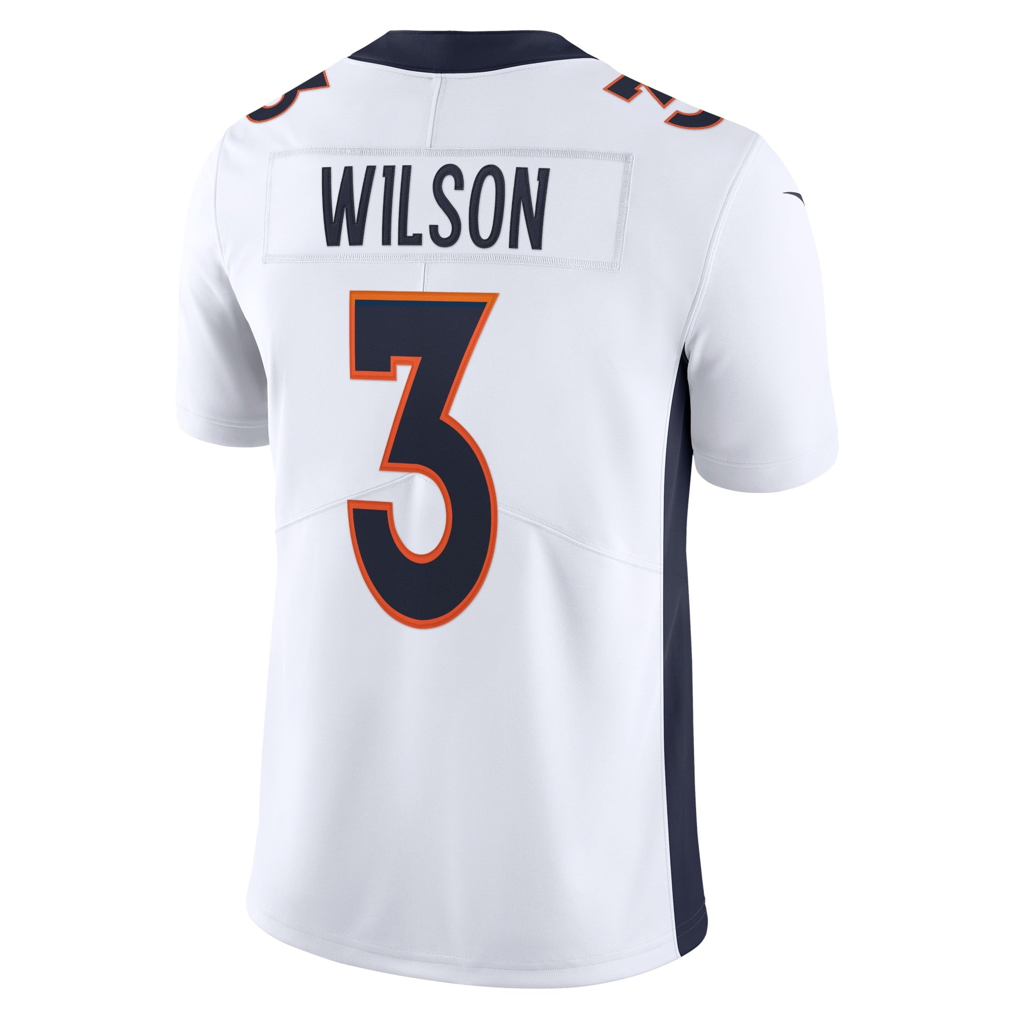 Men's Nike  Russell Wilson  White Denver Broncos Team Vapor Limited Jersey