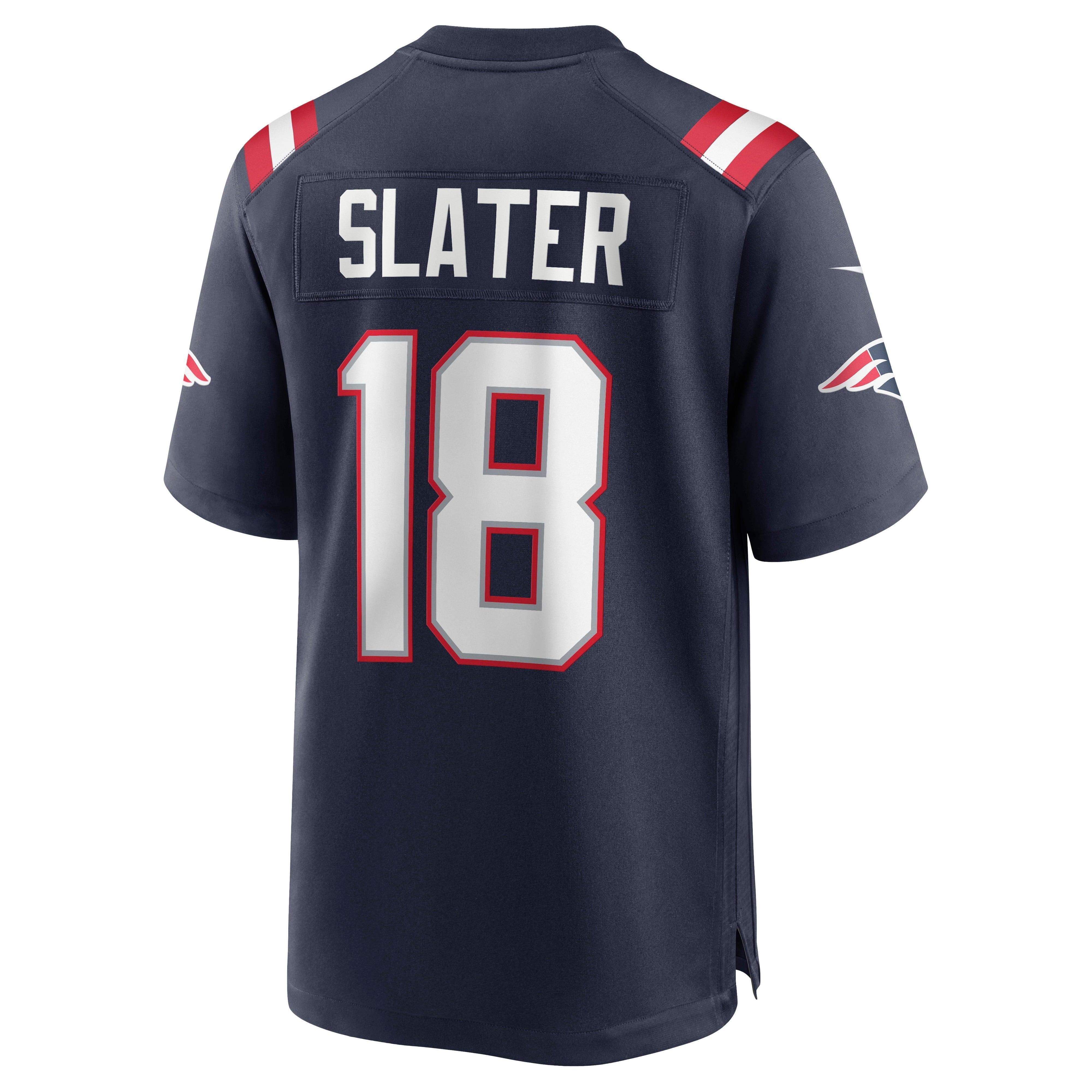 Men's Nike Matthew Slater Navy New England Patriots Game Jersey