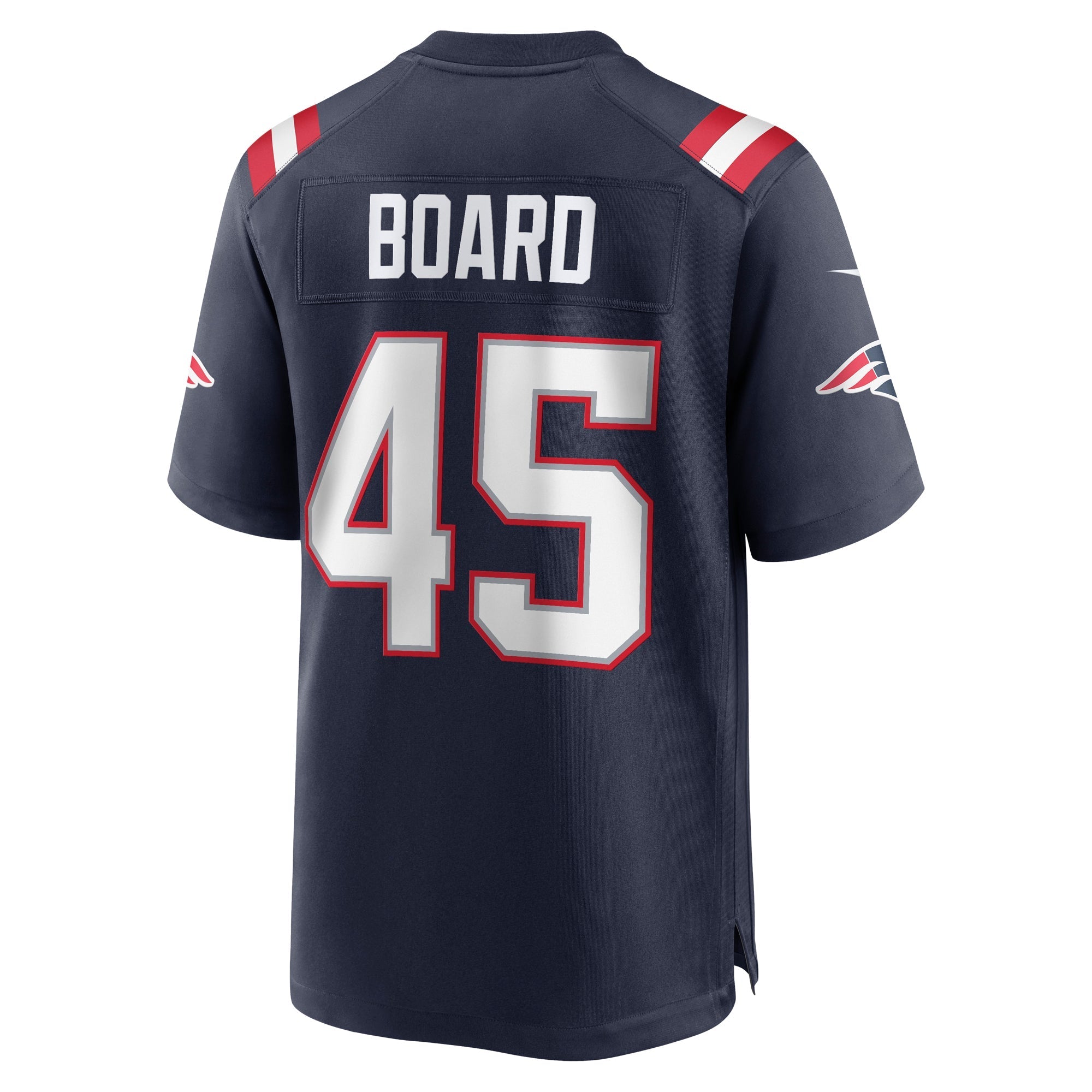 Men's Nike Chris Board Navy New England Patriots Game Player Jersey