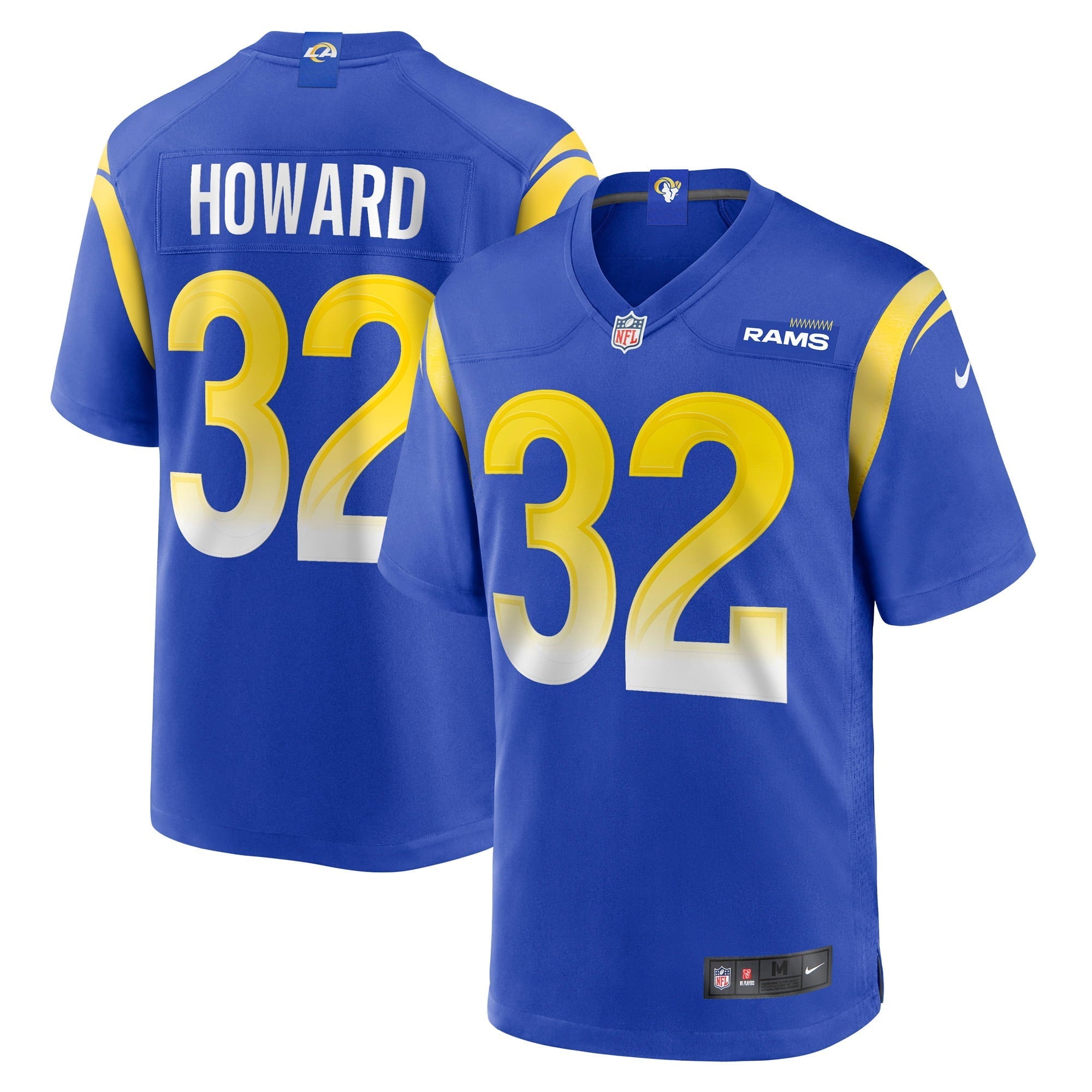 Men's Nike Travin Howard Royal Los Angeles Rams Game Player Jersey