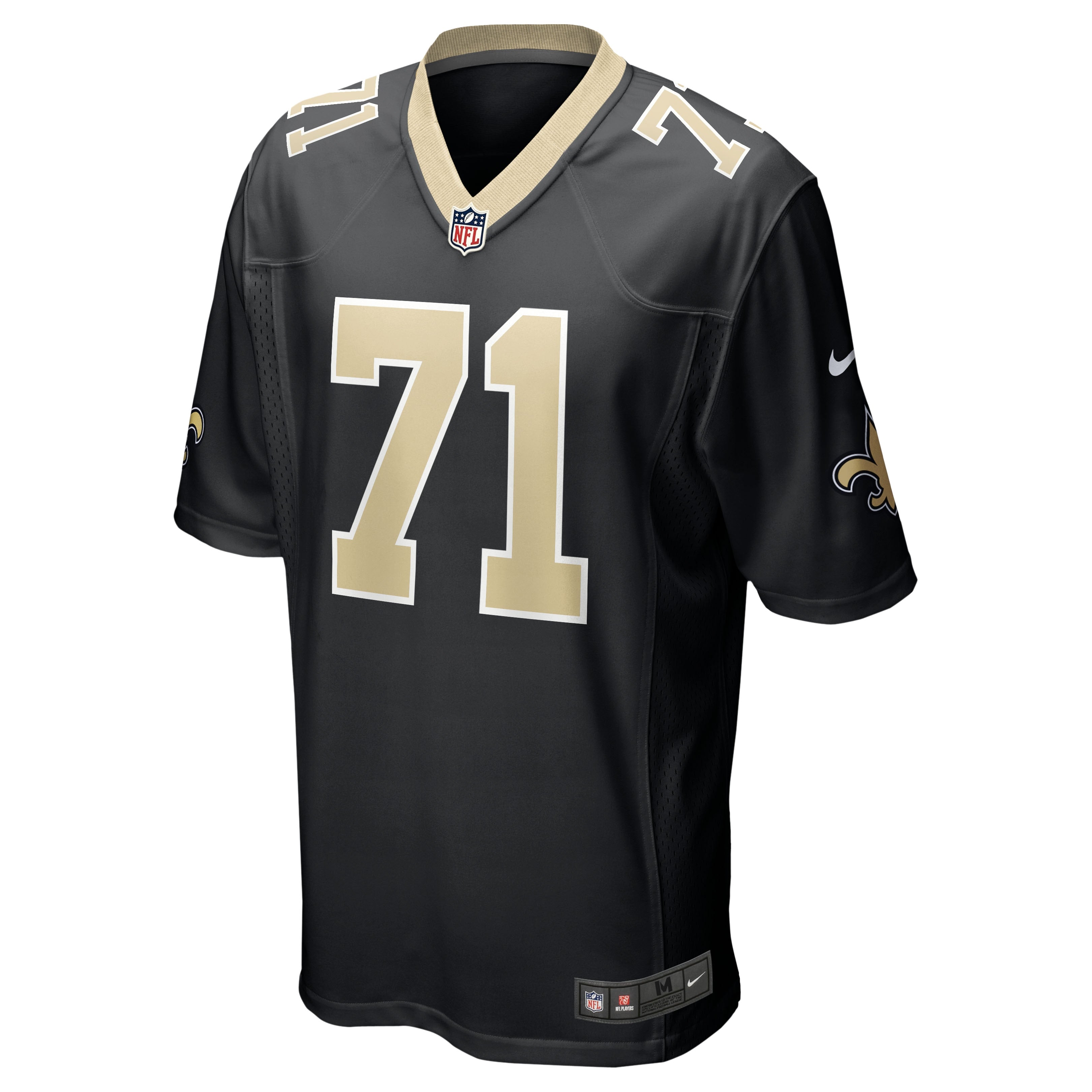 Men's Nike Ryan Ramczyk Black New Orleans Saints Game Jersey