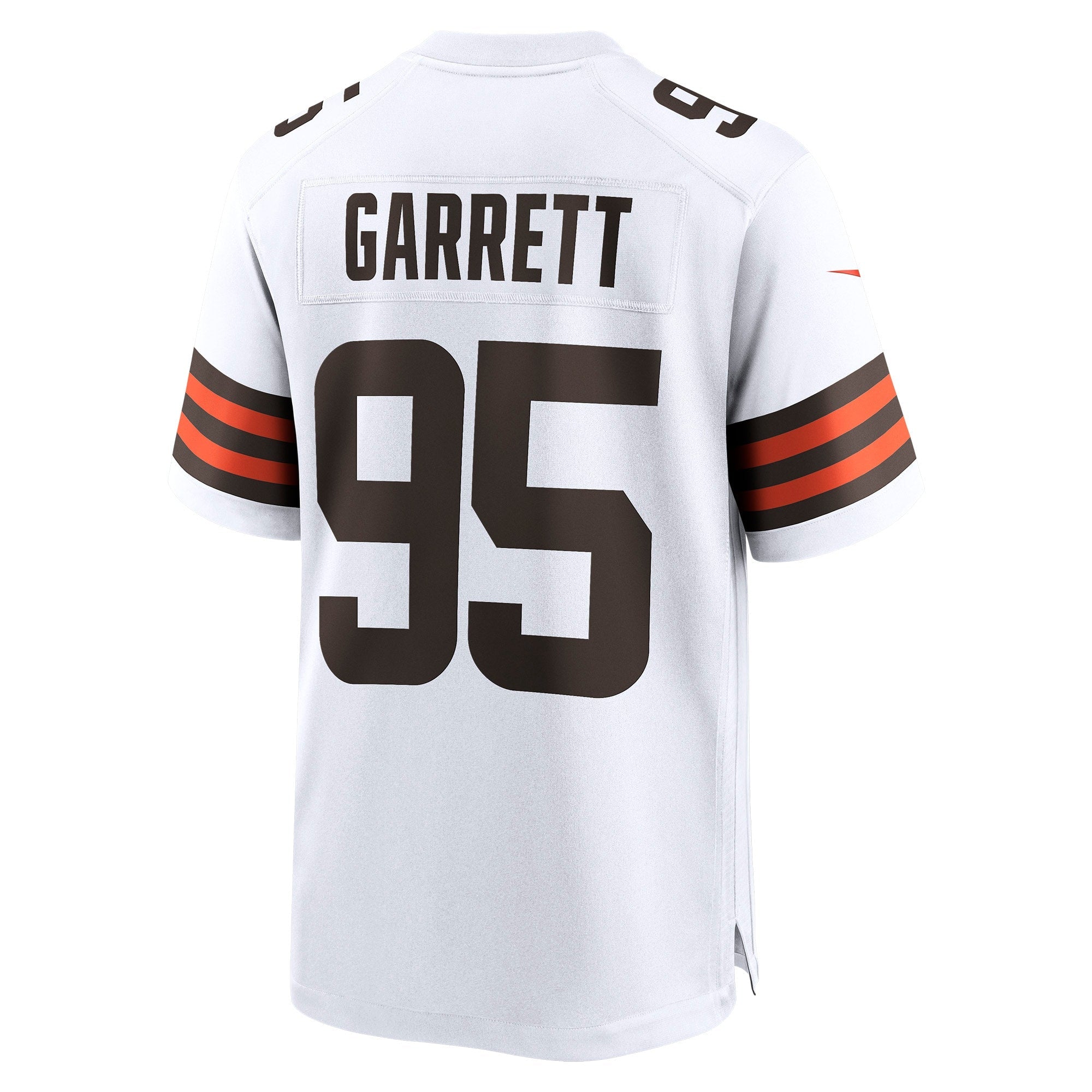 Men's Nike Myles Garrett White Cleveland Browns Away Game Jersey