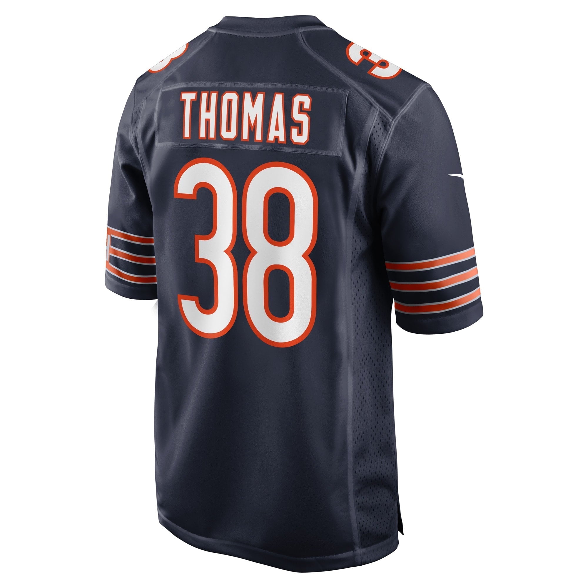 Men's Nike A.J. Thomas Navy Chicago Bears Game Player Jersey