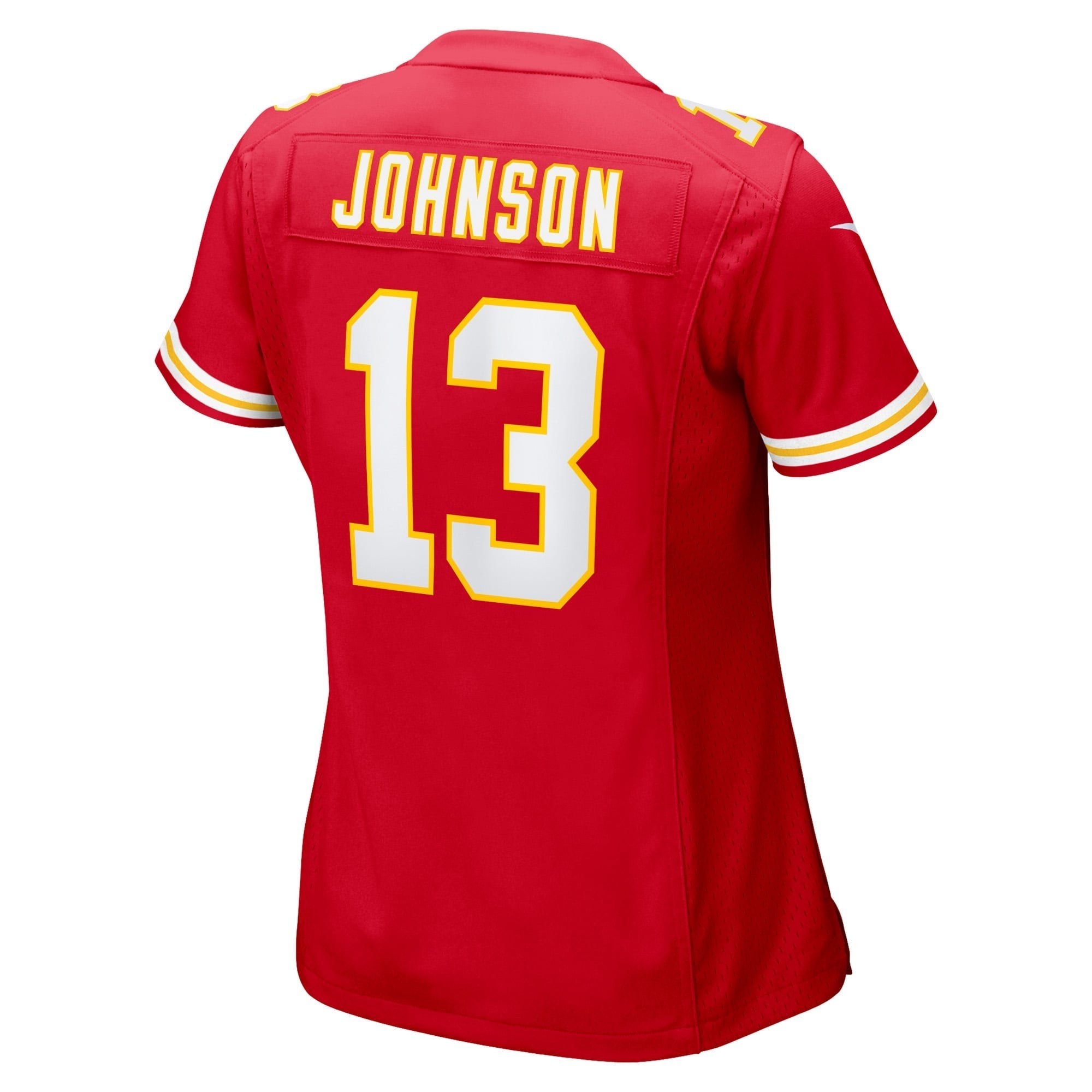 Women's Nike Nazeeh Johnson Red Kansas City Chiefs Game Player Jersey