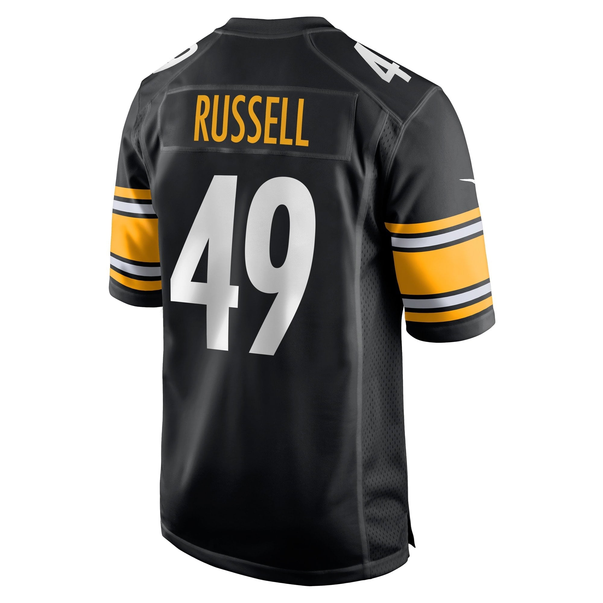 Men's Nike Chapelle Russell Athletic Black Pittsburgh Steelers Game Player Jersey