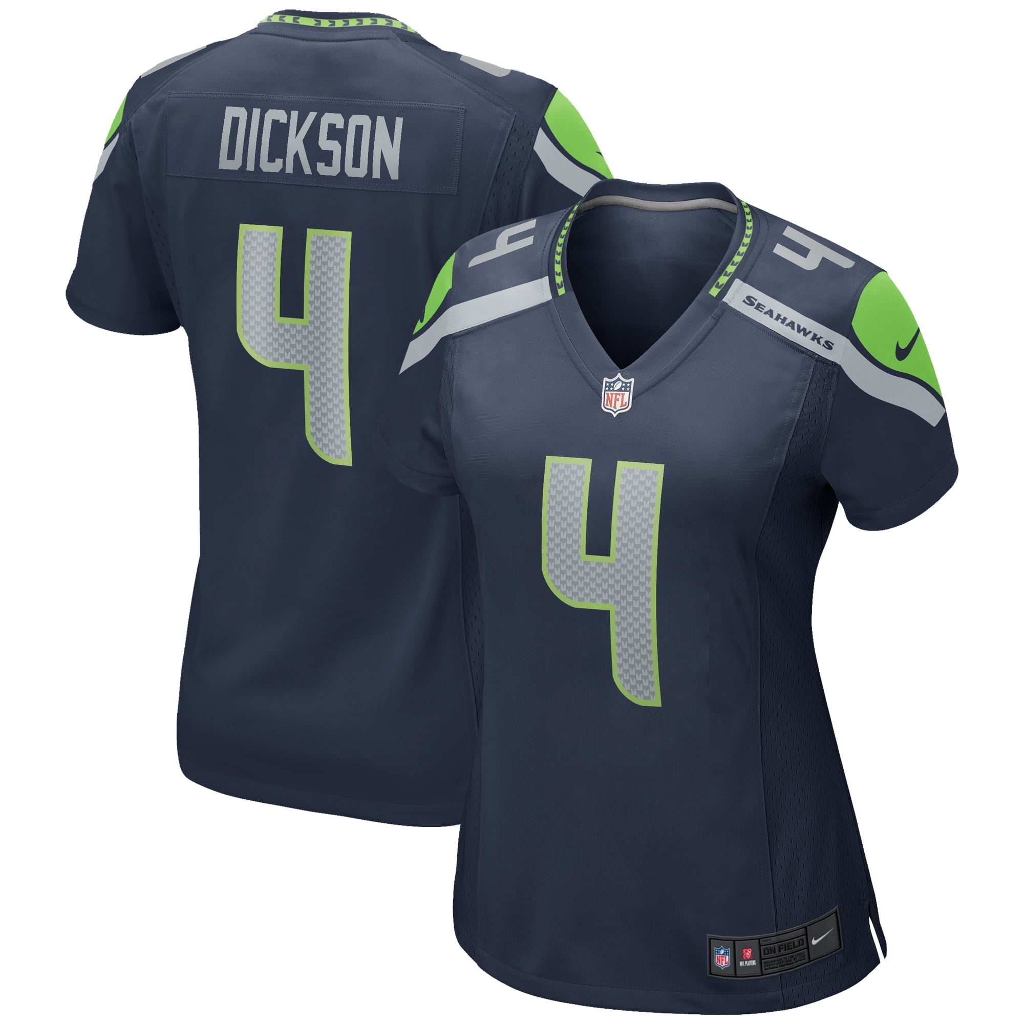 Women's Nike Michael Dickson Navy Seattle Seahawks Game Jersey