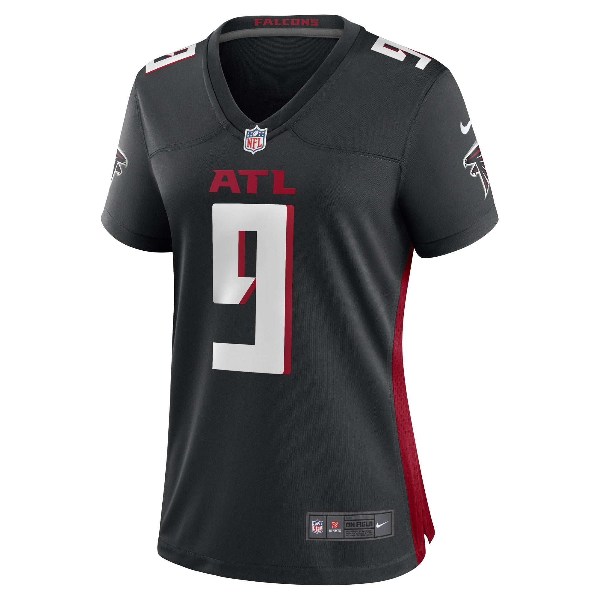 Women's Nike Lorenzo Carter Black Atlanta Falcons Game Player Jersey