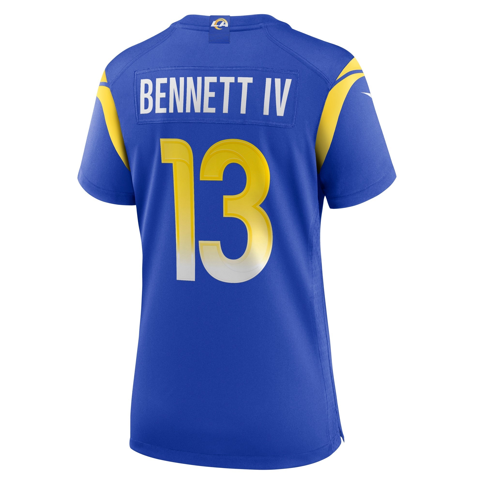 Women's Nike Stetson Bennett Royal Los Angeles Rams Team Game Jersey