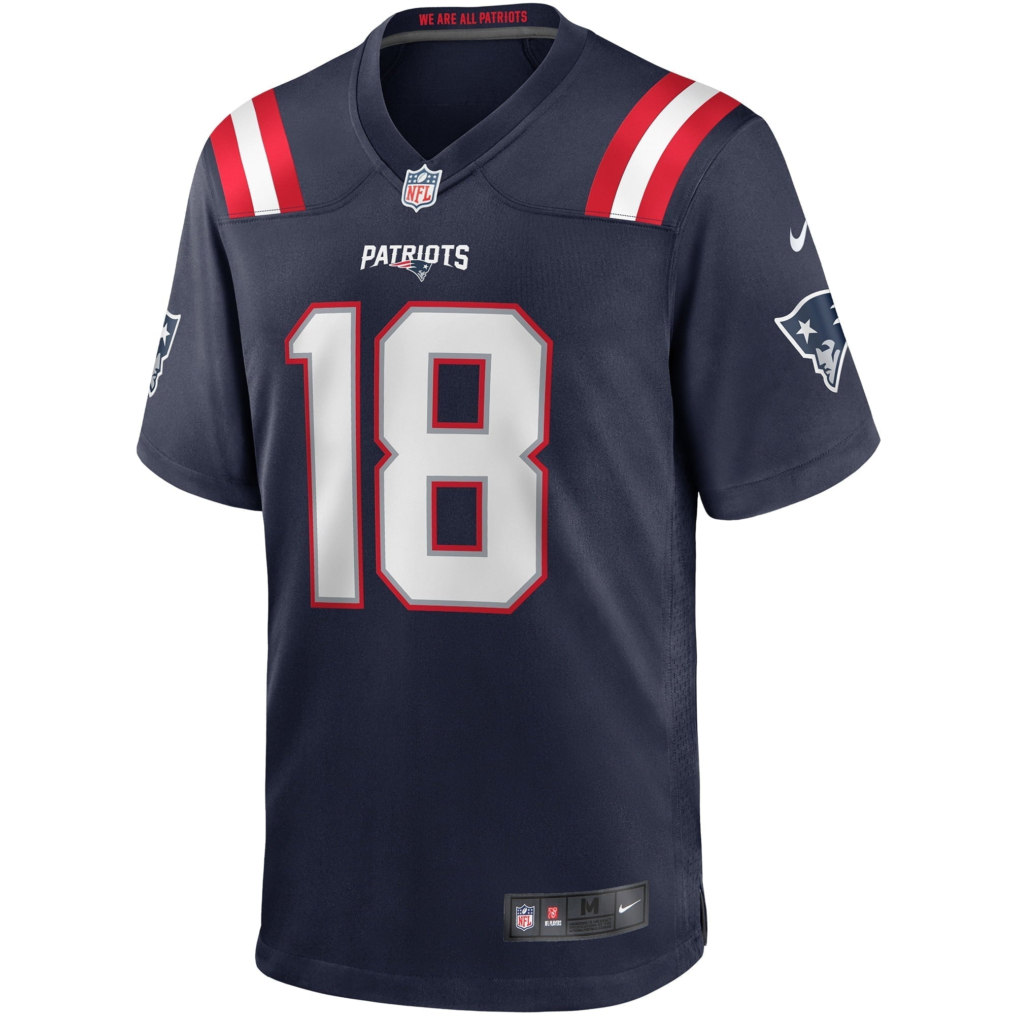 Men's Nike Matthew Slater Navy New England Patriots Game Player Jersey