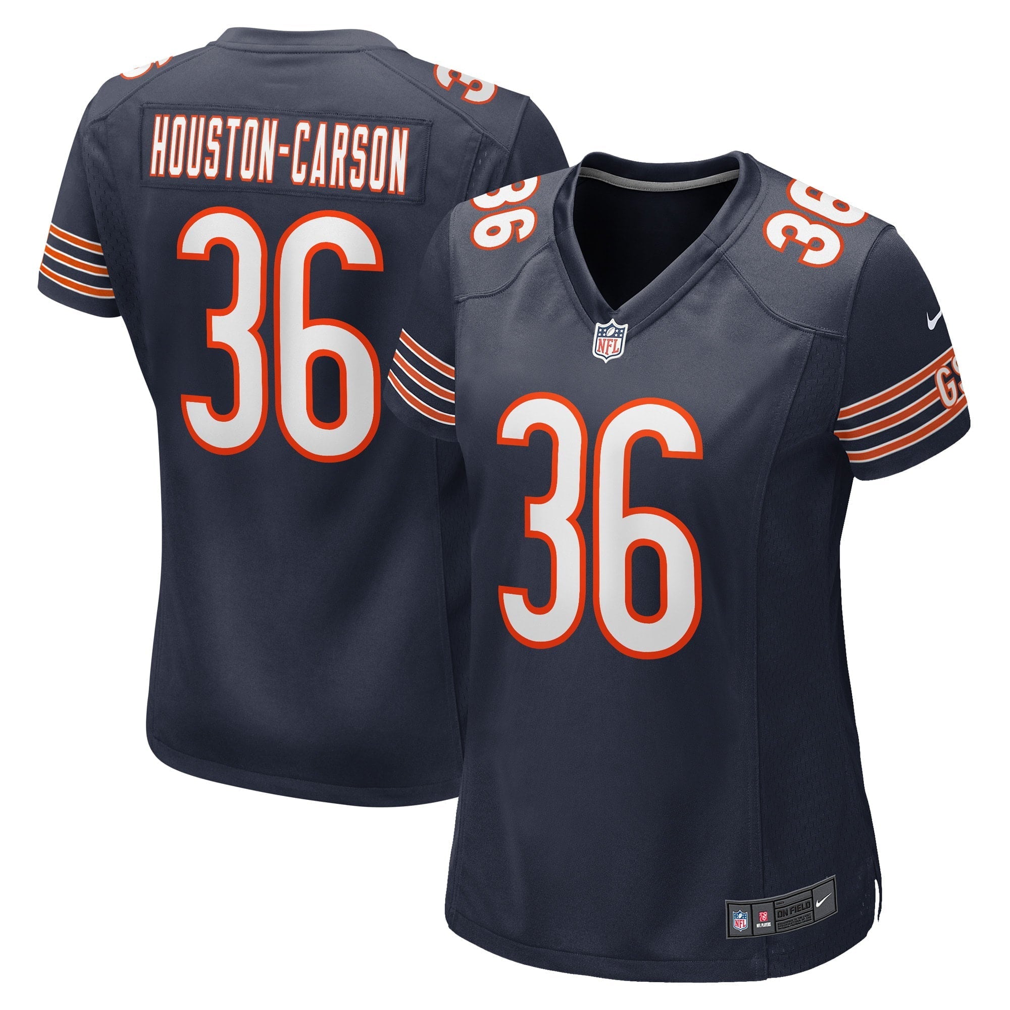 Women's Nike DeAndre Houston-Carson Navy Chicago Bears Game Player Jersey