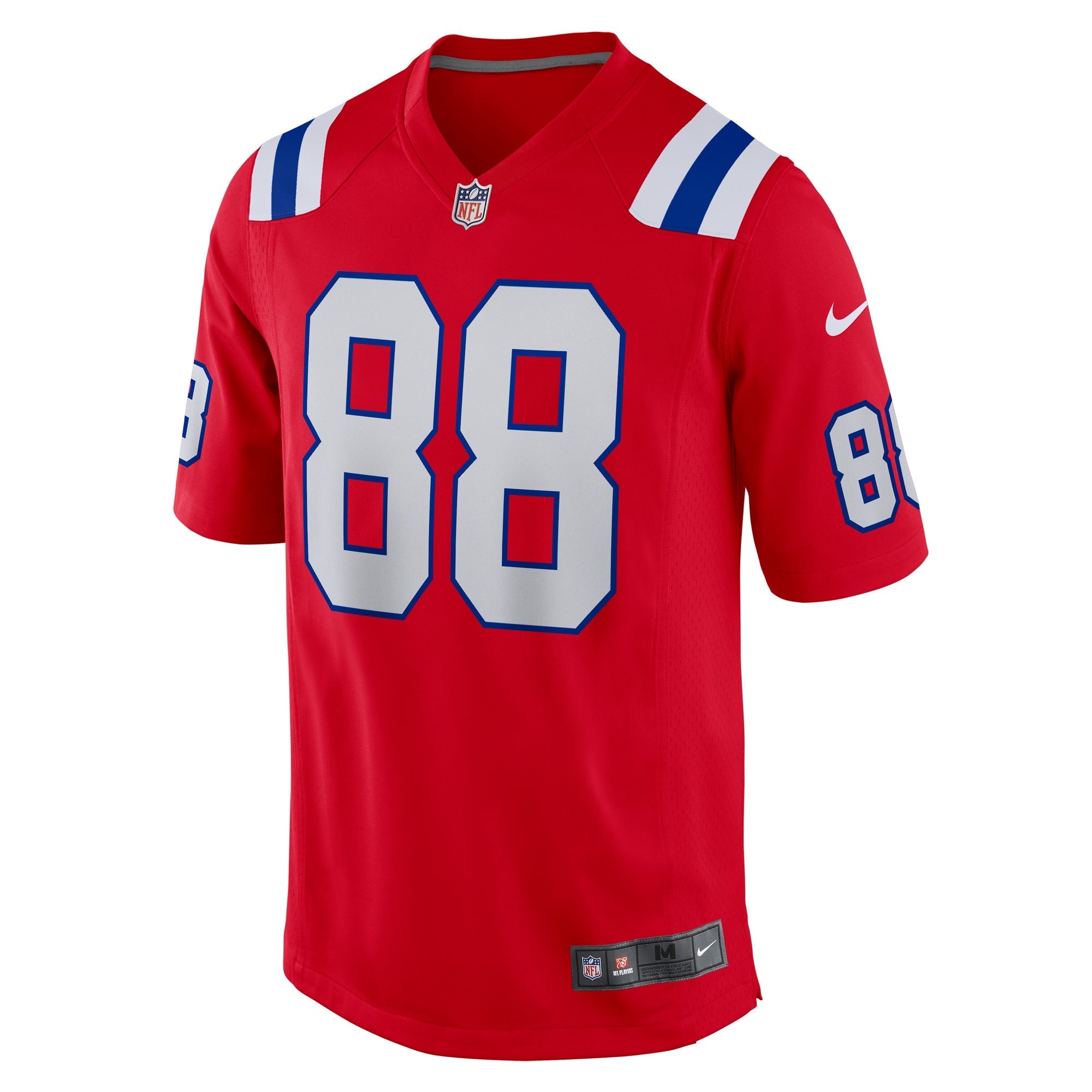 Men's Nike Mike Gesicki Red New England Patriots Alternate Game Jersey