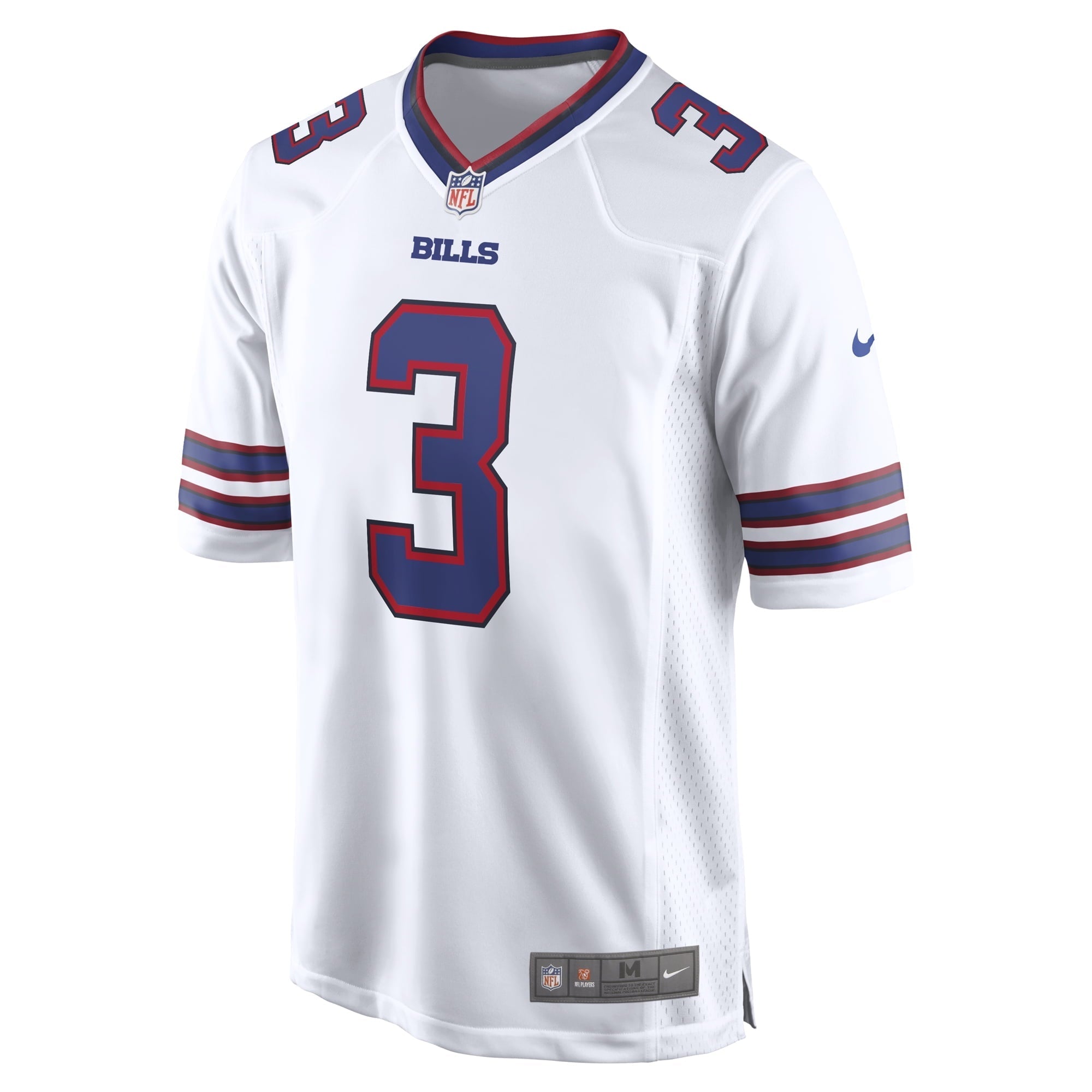 Men's Nike Damar Hamlin White Buffalo Bills  Game Jersey