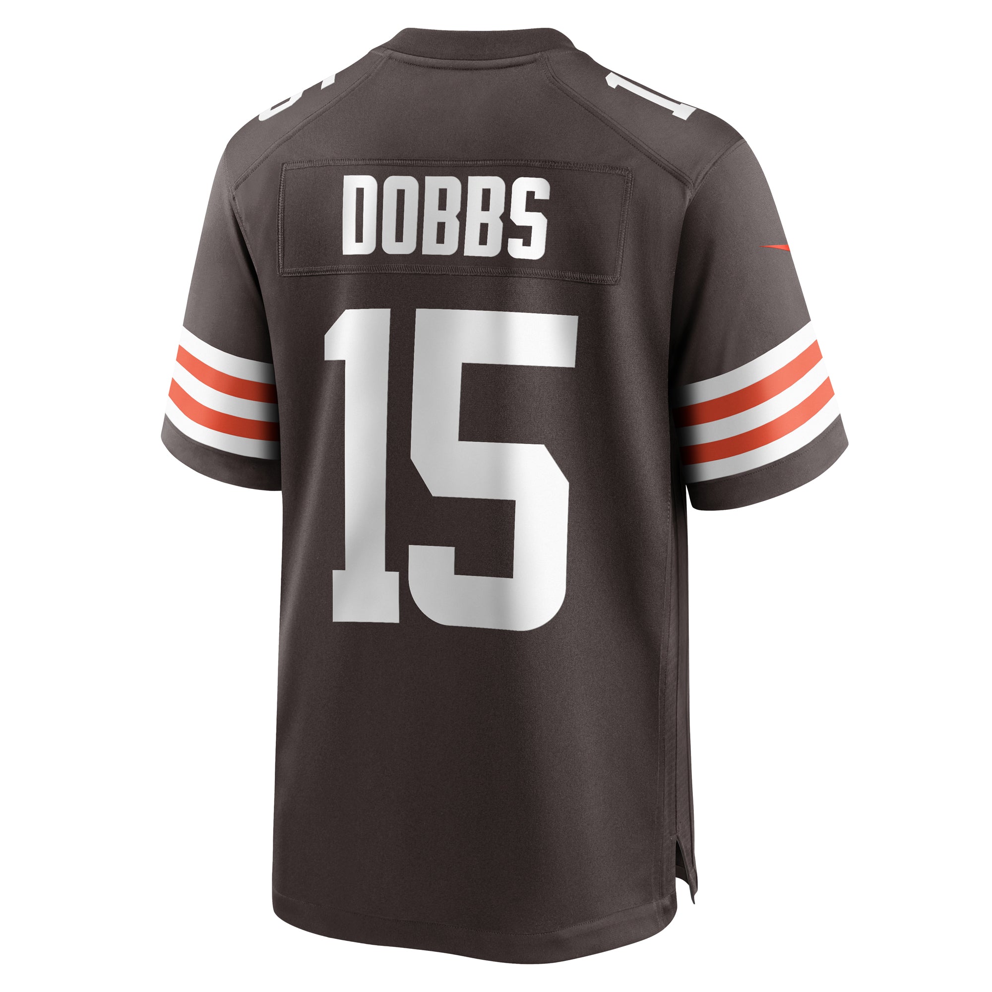 Men's Nike Joshua Dobbs Brown Cleveland Browns Game Player Jersey