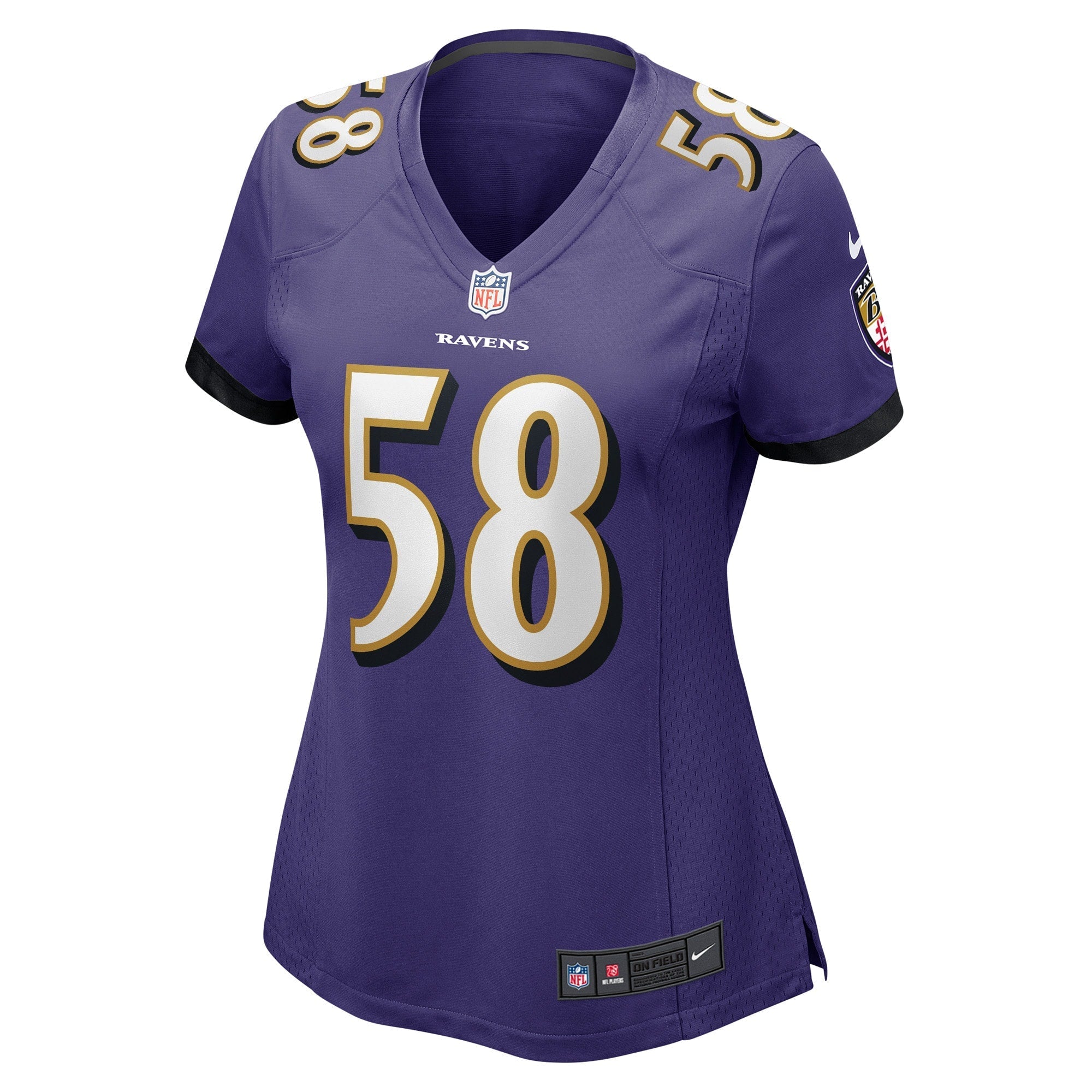 Women's Nike Michael Pierce Purple Baltimore Ravens Game Jersey