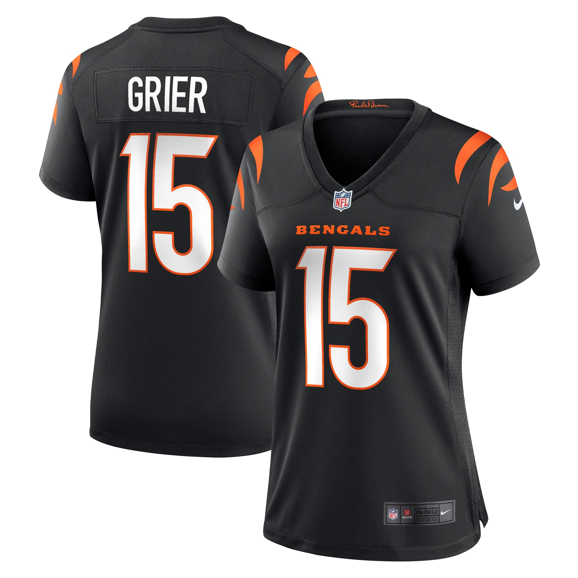 Will Grier Cincinnati Bengals Nike Women's Team Game Jersey -  Black