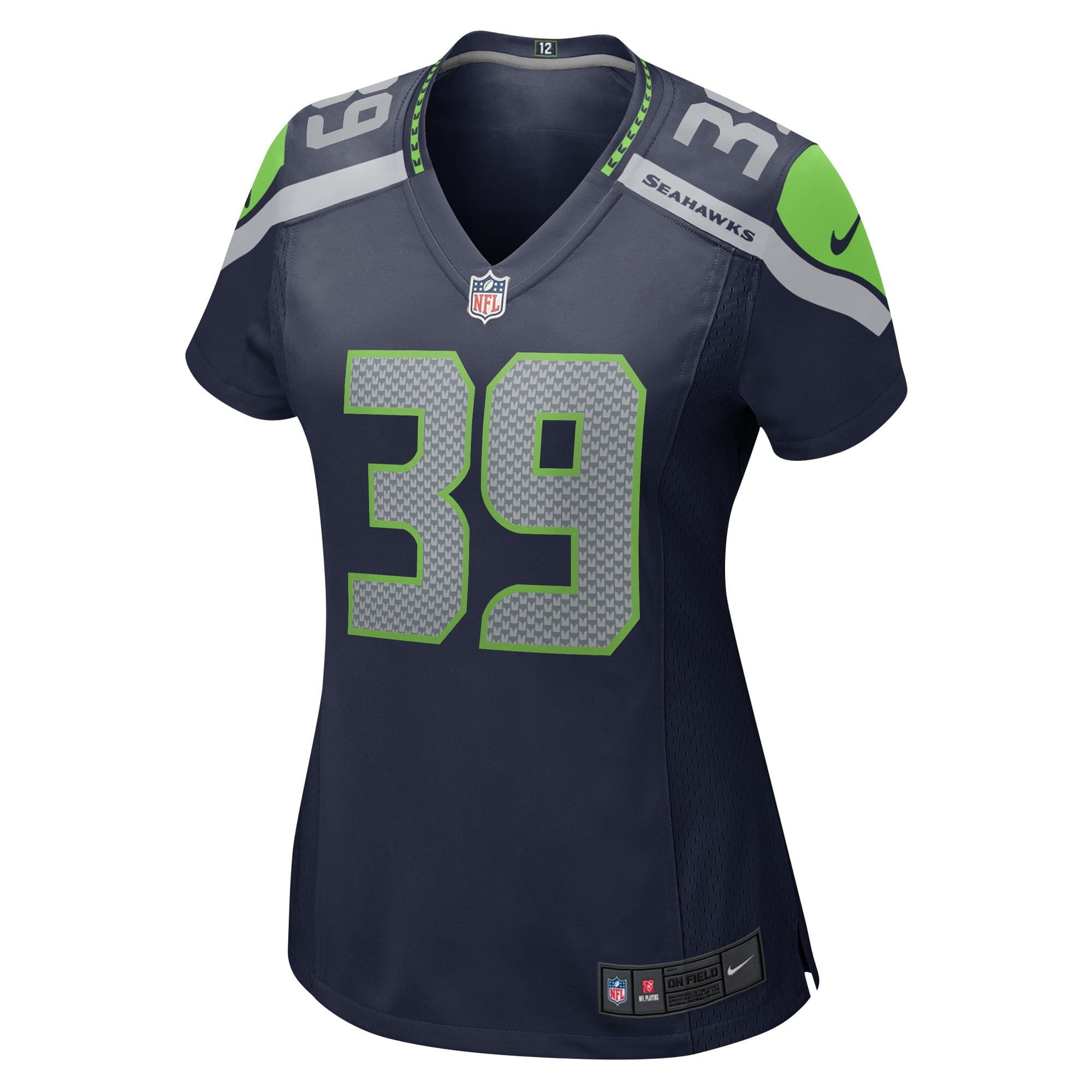 Women's Nike Teez Tabor College Navy Seattle Seahawks Home Game Player Jersey