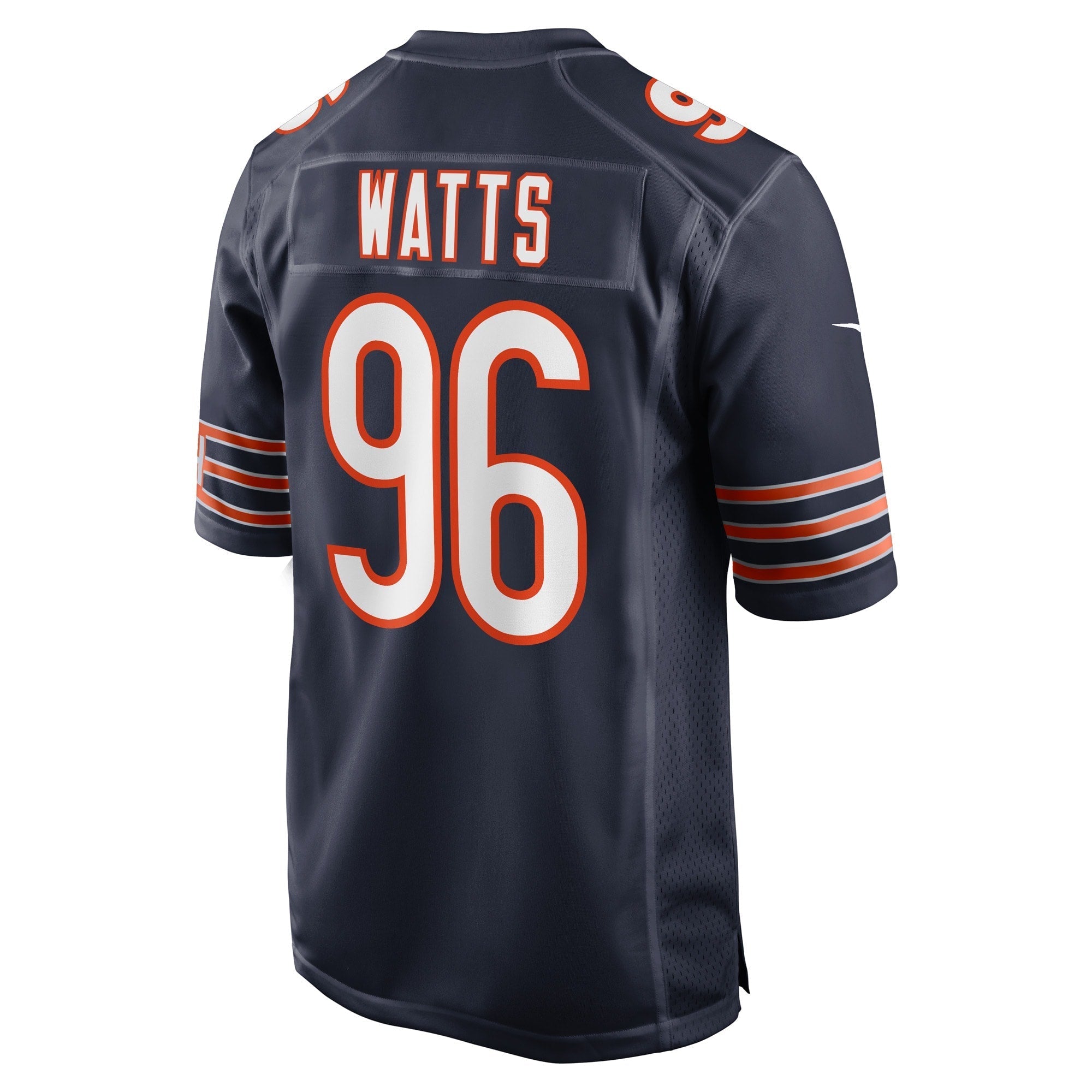 Men's Nike Armon Watts Navy Chicago Bears Game Player Jersey