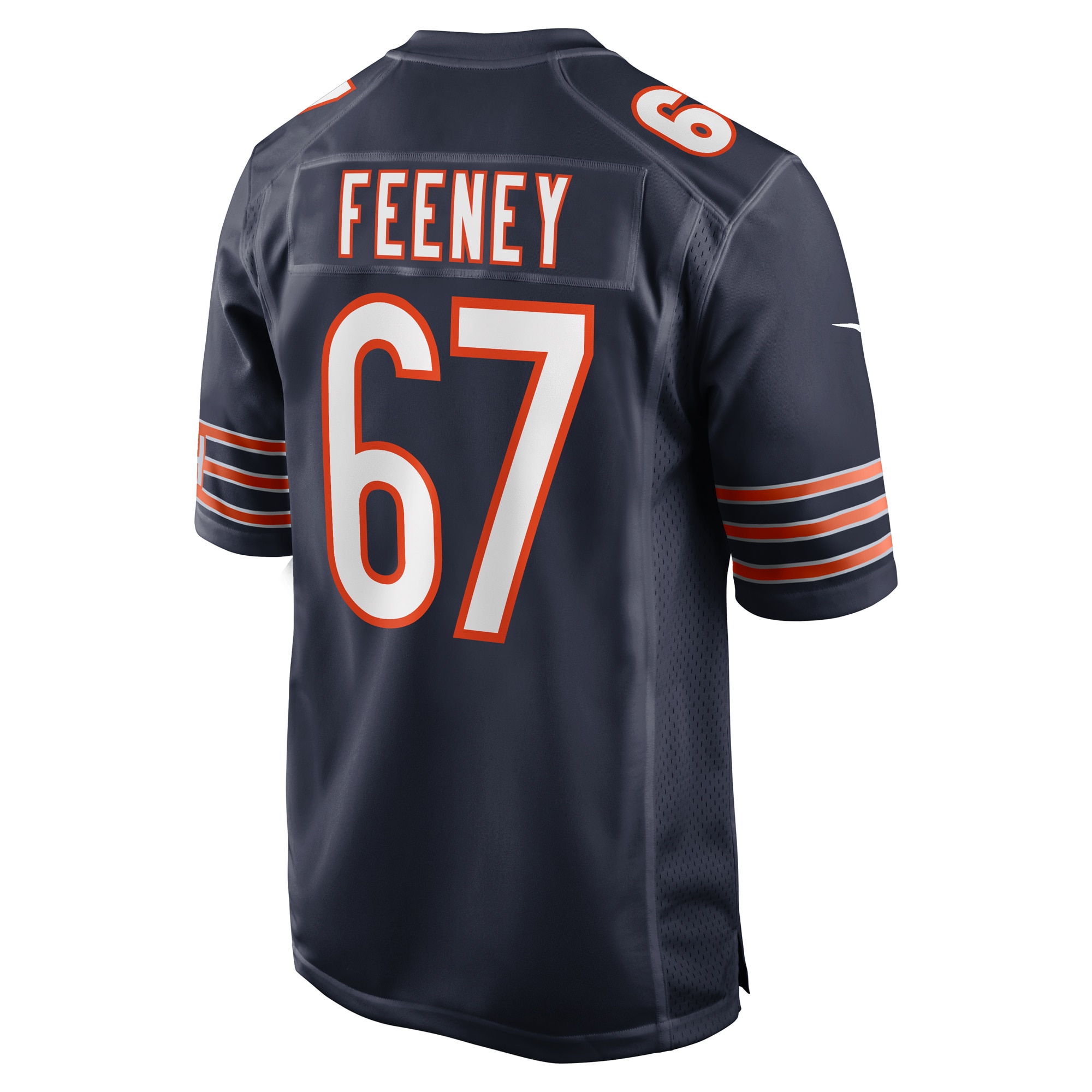 Dan Feeney Chicago Bears Nike Team Game Jersey -  Navy