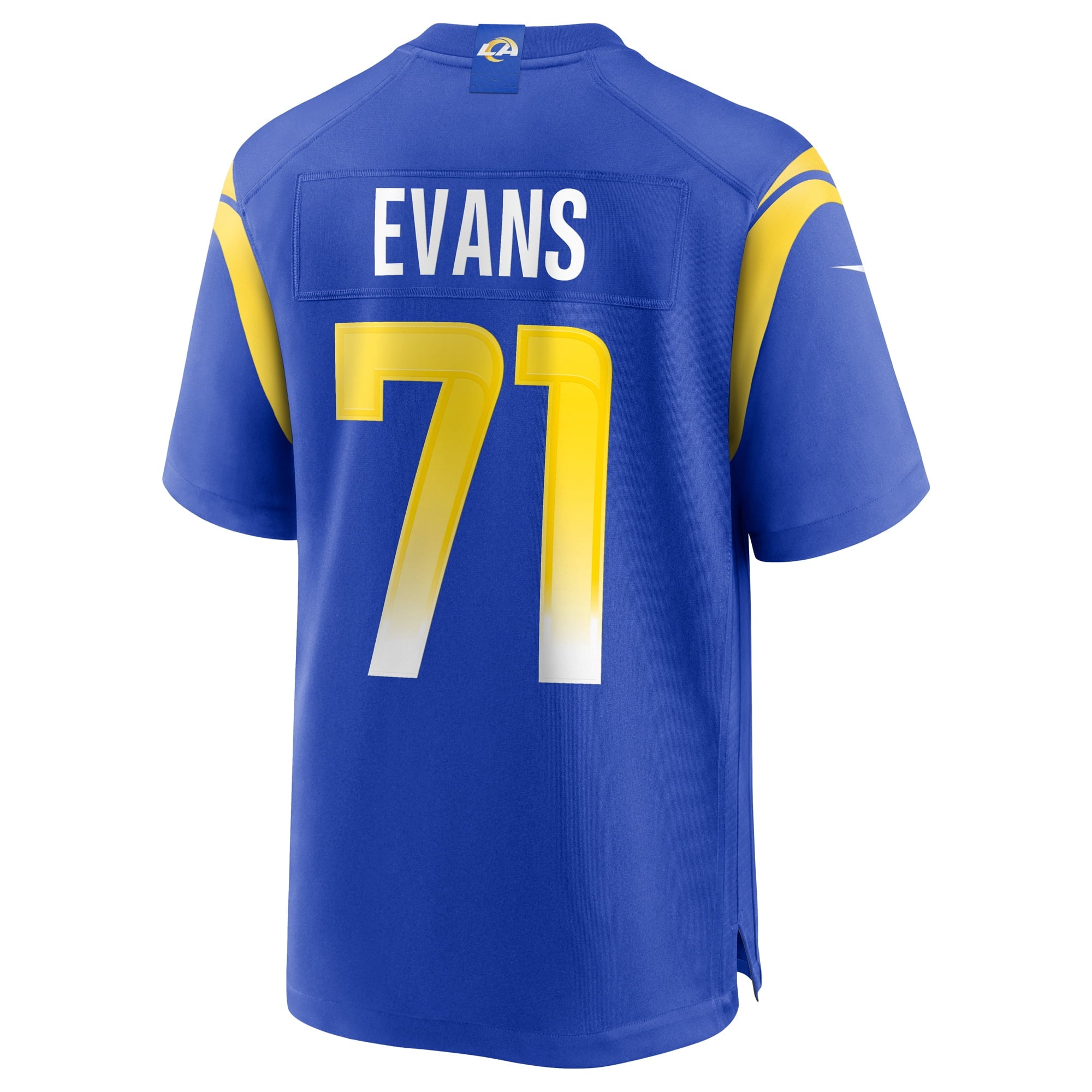 Men's Nike Bobby Evans Royal Los Angeles Rams Game Jersey