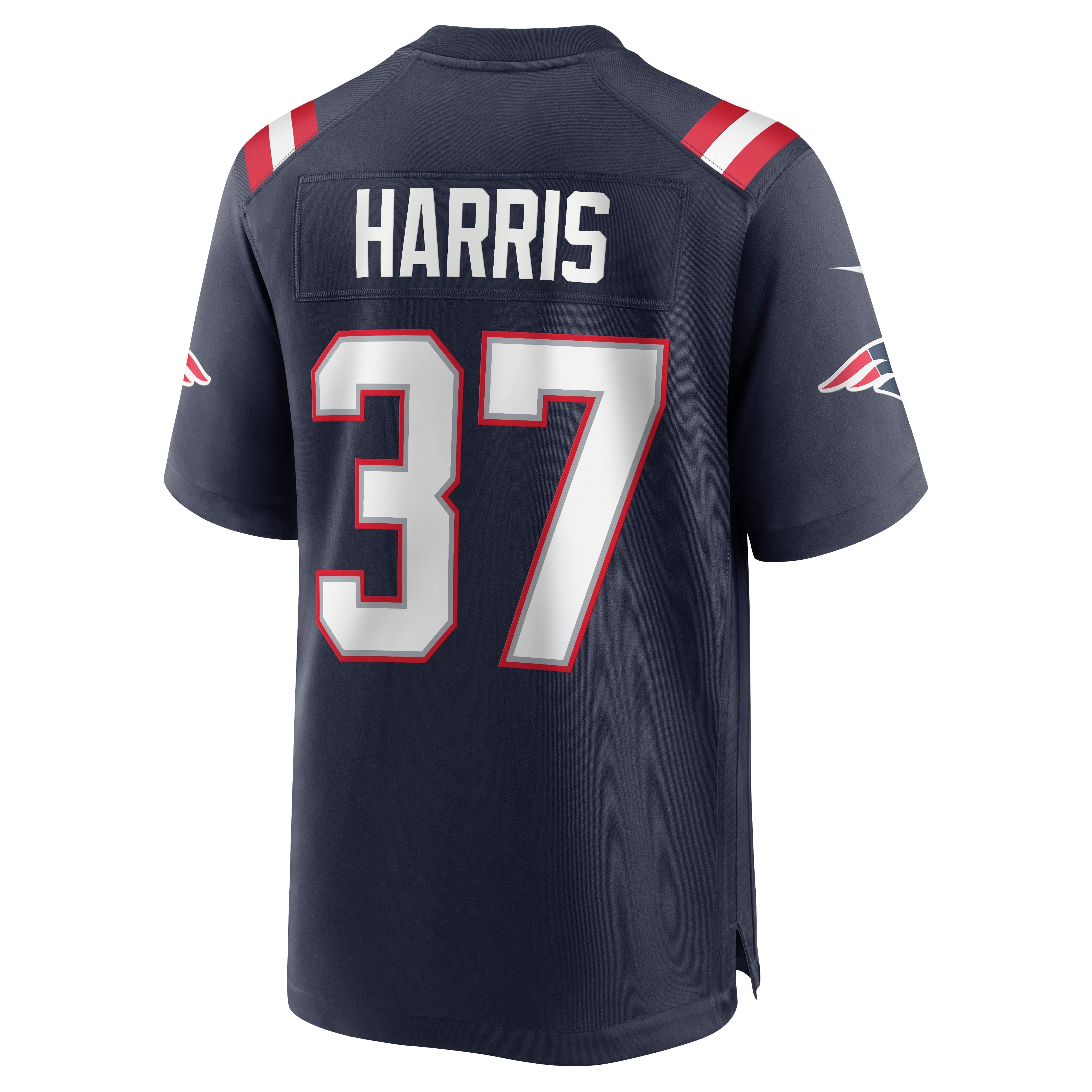 Men's Nike Damien Harris Navy New England Patriots Game Jersey