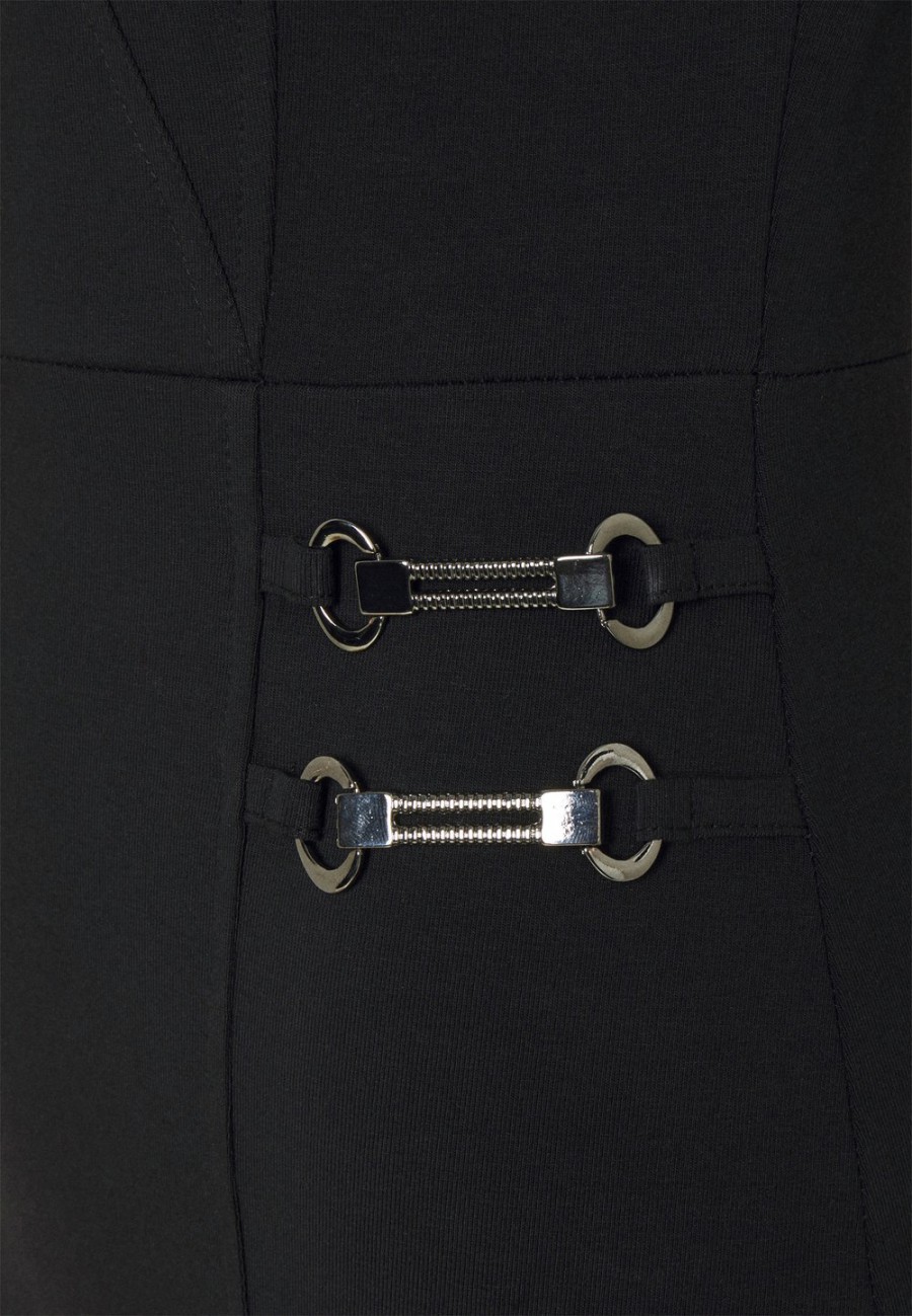 Outlet Soldes Even&Odd Robe en jersey robes col en v profond femme XS