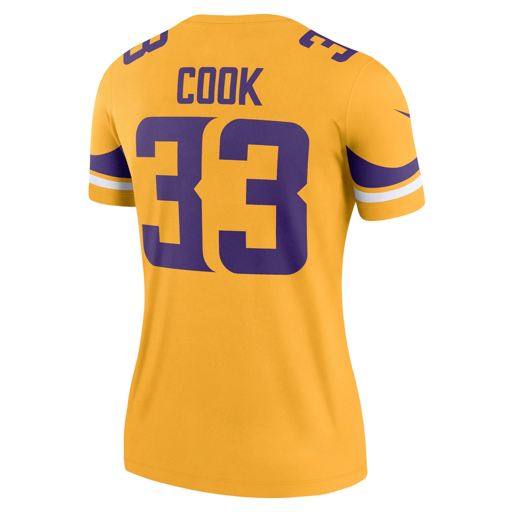 Women's Nike Dalvin Cook Gold Minnesota Vikings Inverted Legend Jersey