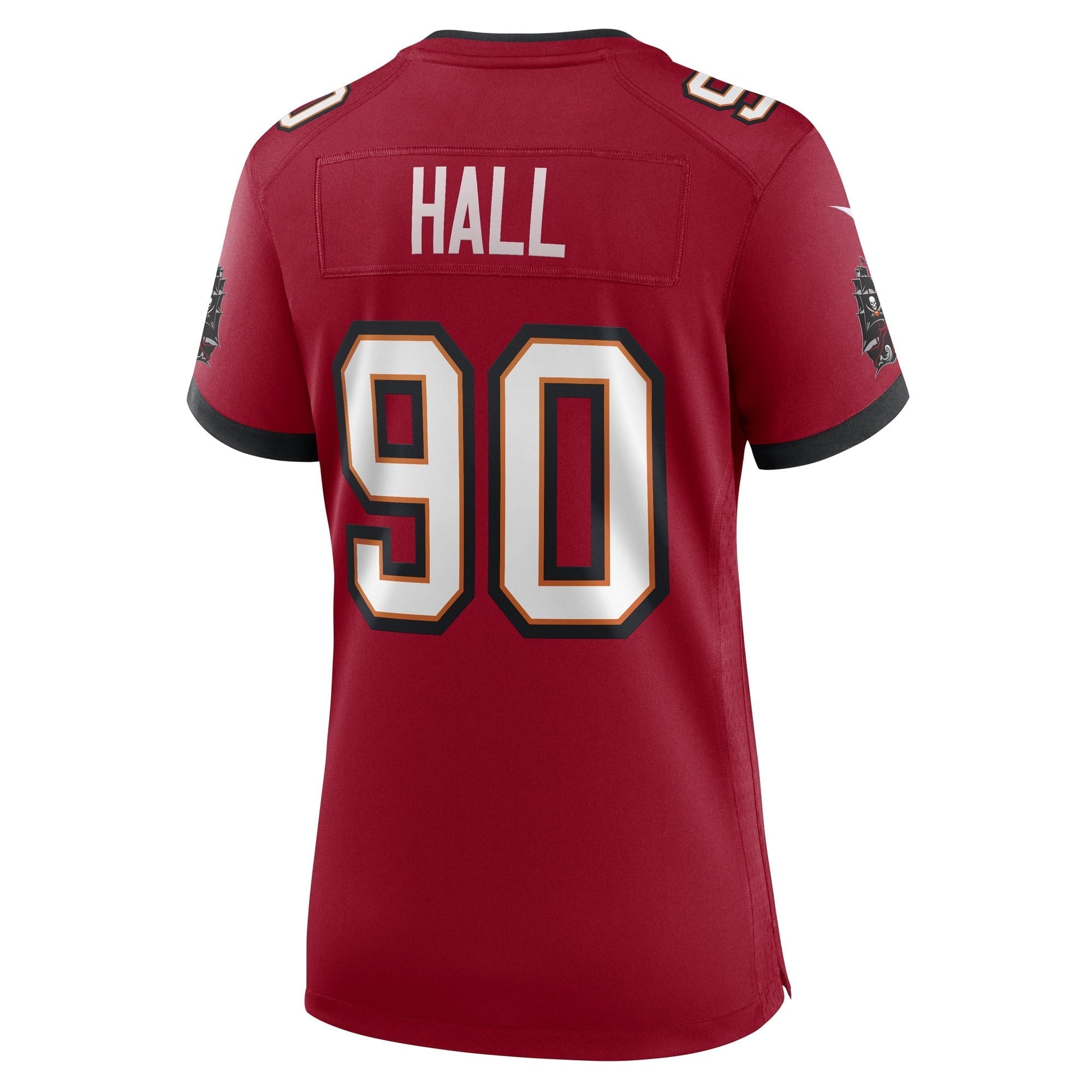 Women's Nike Logan Hall Red Tampa Bay Buccaneers Game Player Jersey
