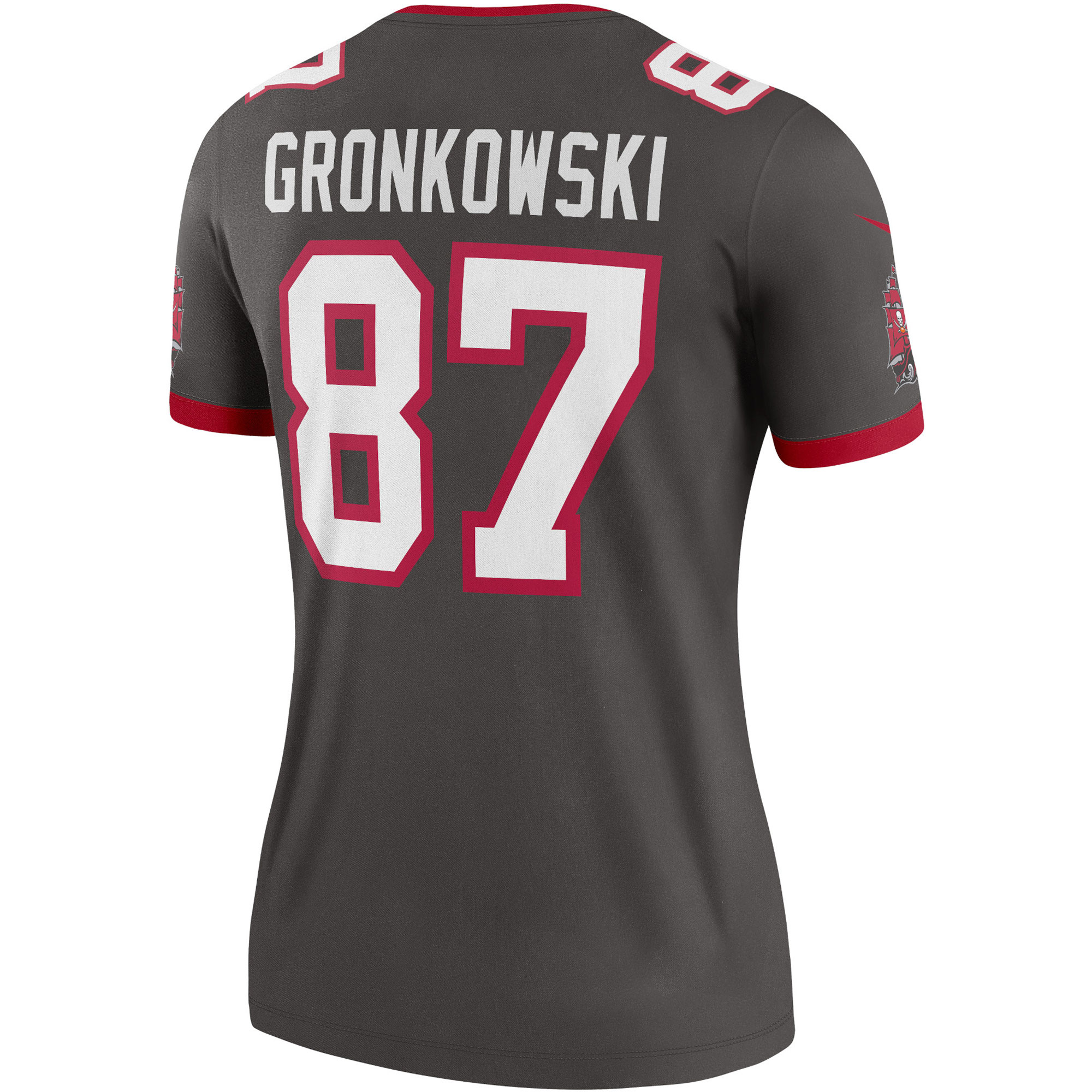 Rob Gronkowski Tampa Bay Buccaneers Nike Women's Alternate Legend Jersey - Pewter