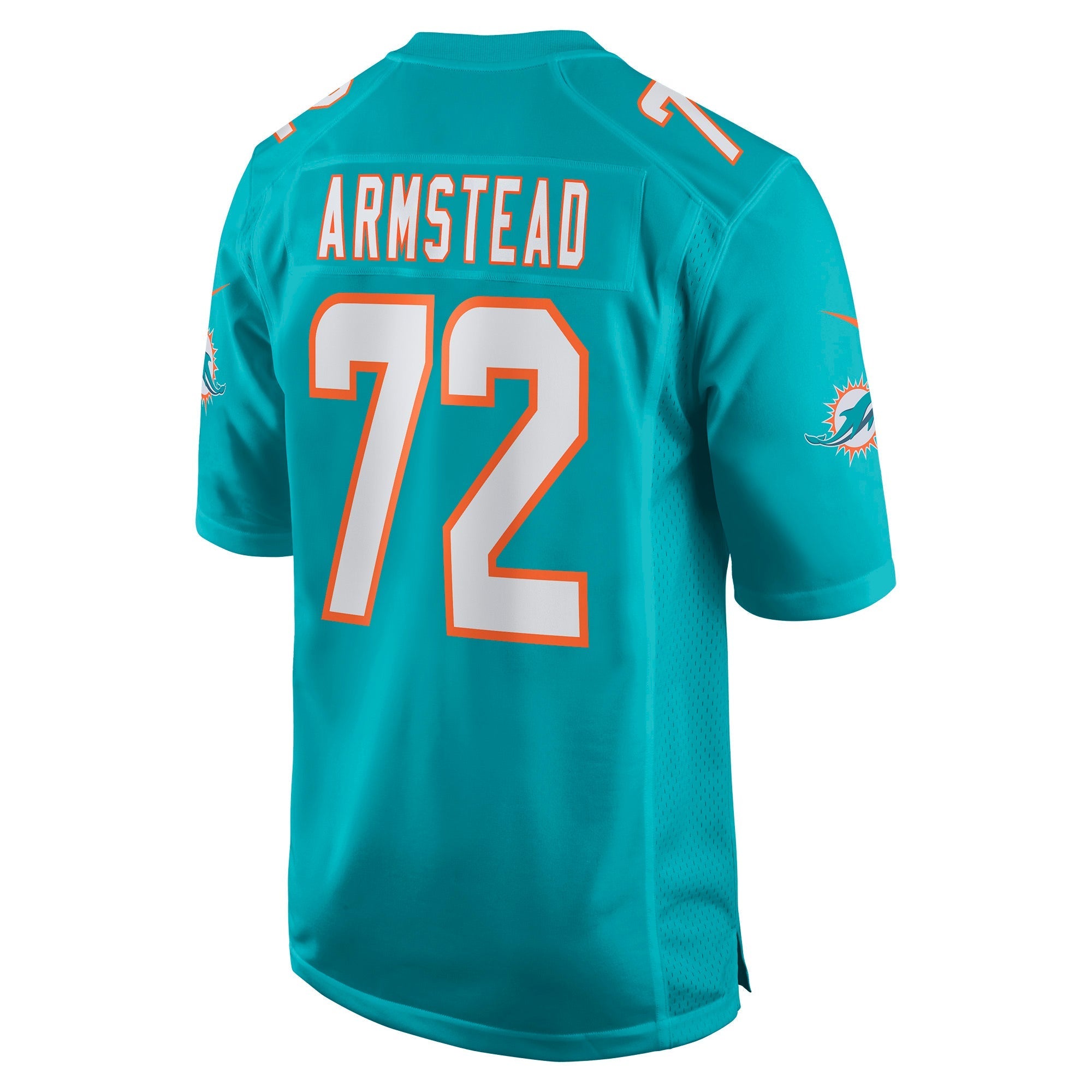 Men's Nike Terron Armstead Aqua Miami Dolphins Game Jersey
