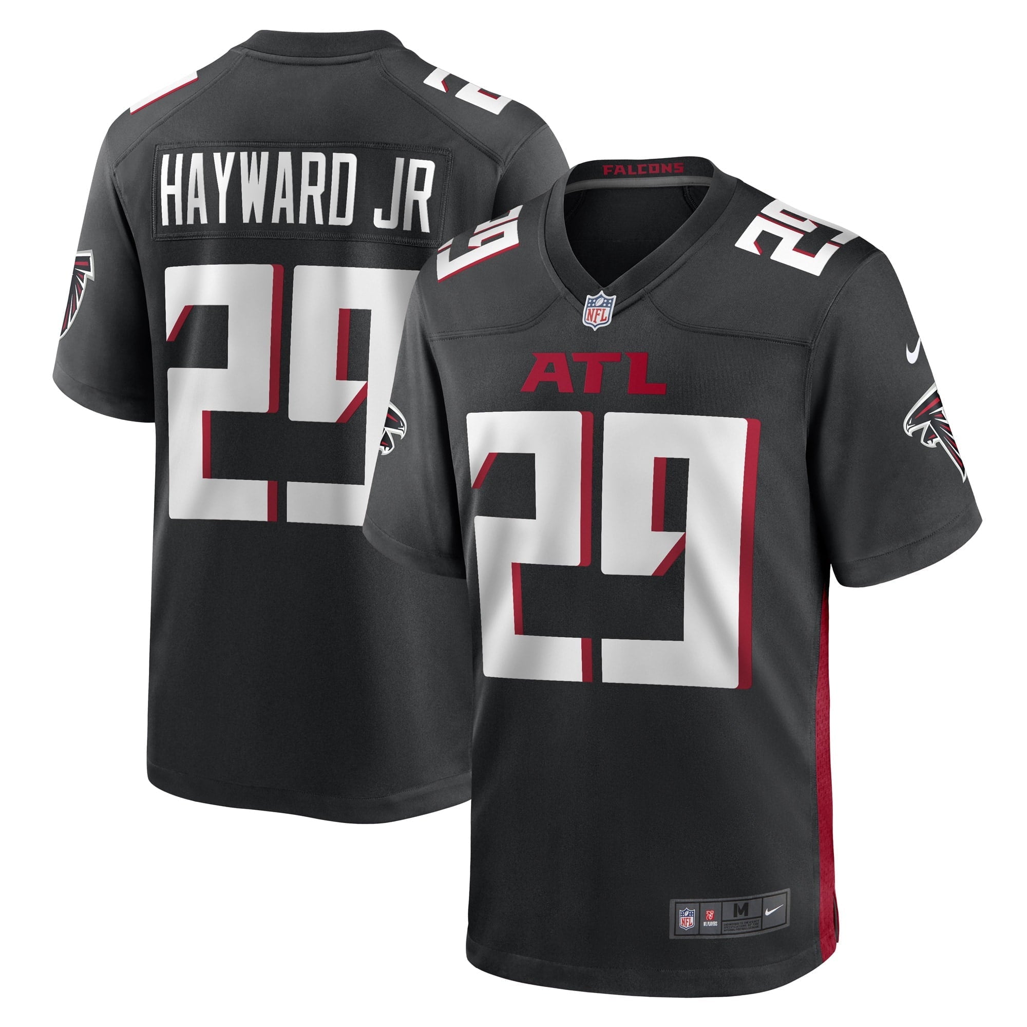 Men's Nike Casey Hayward Black Atlanta Falcons Game Player Jersey