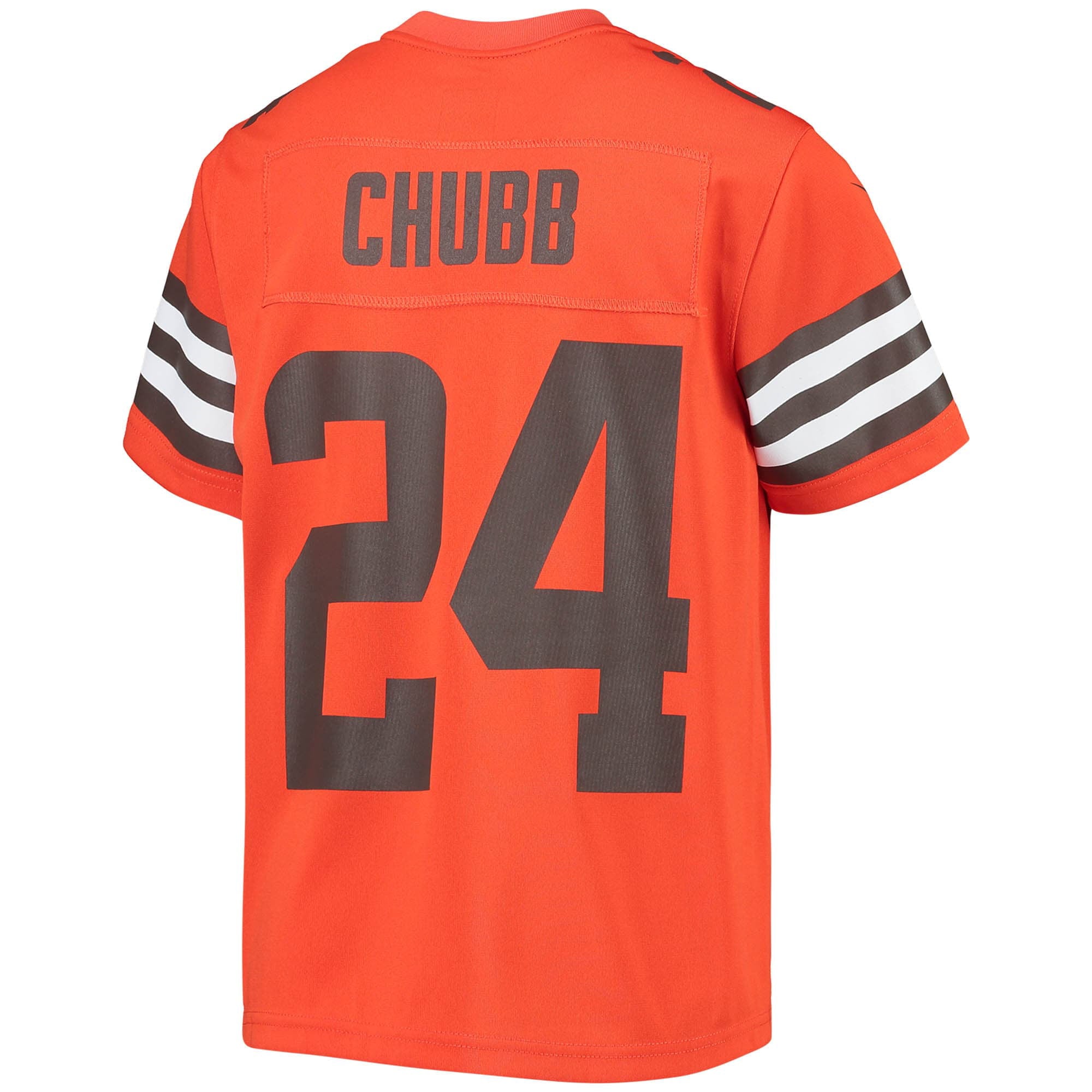 Youth Nike Nick Chubb Orange Cleveland Browns Inverted Team Game Jersey
