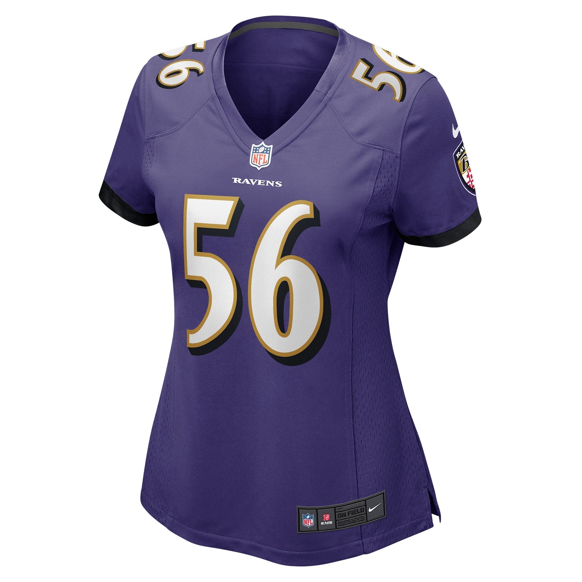Women's Nike Josh Bynes Purple Baltimore Ravens Game Jersey