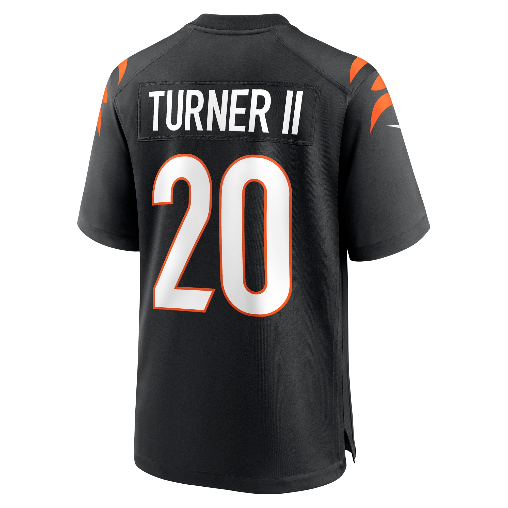 DJ Turner Cincinnati Bengals Nike Team Game Jersey -  Black