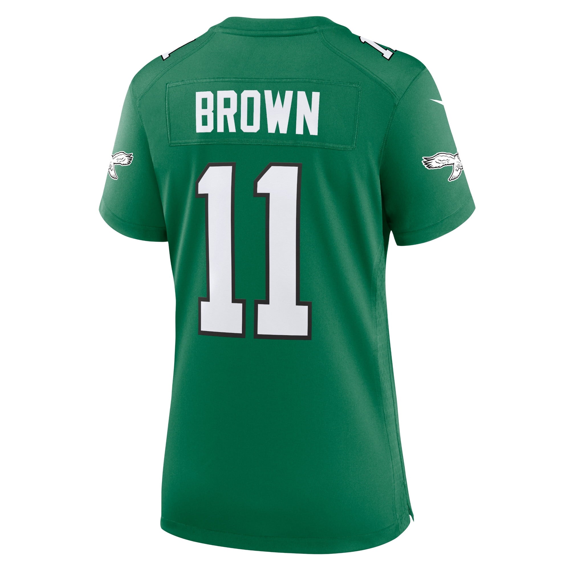 Women's Nike A.J. Brown Kelly Green Philadelphia Eagles Alternate Player Game Jersey